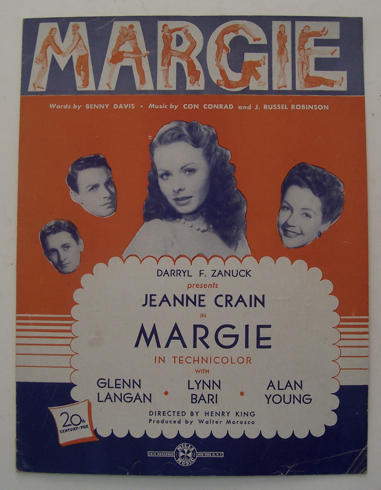Sheet Music For 1920 Margie