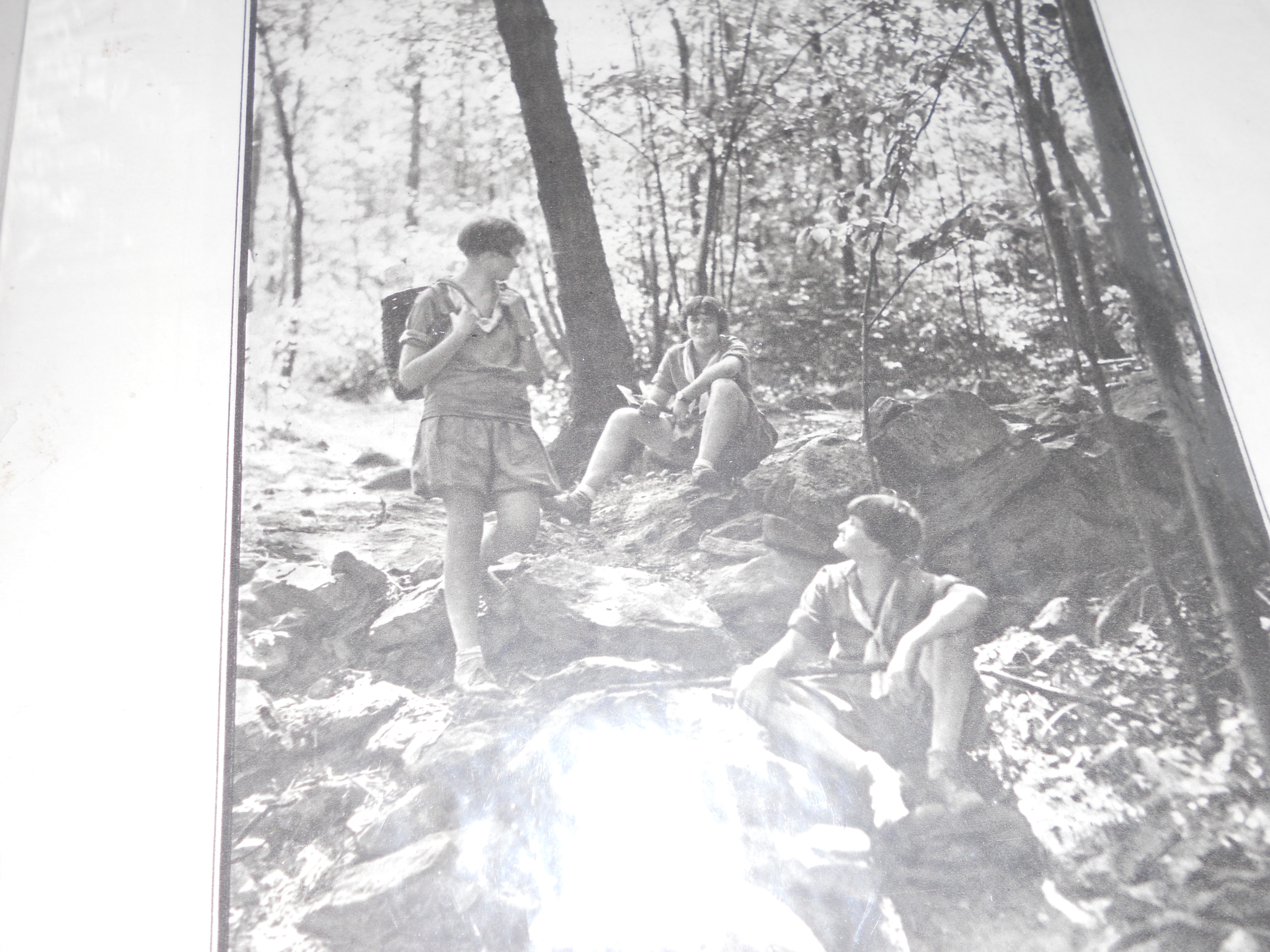 Camping Out Girl Scouts Ad