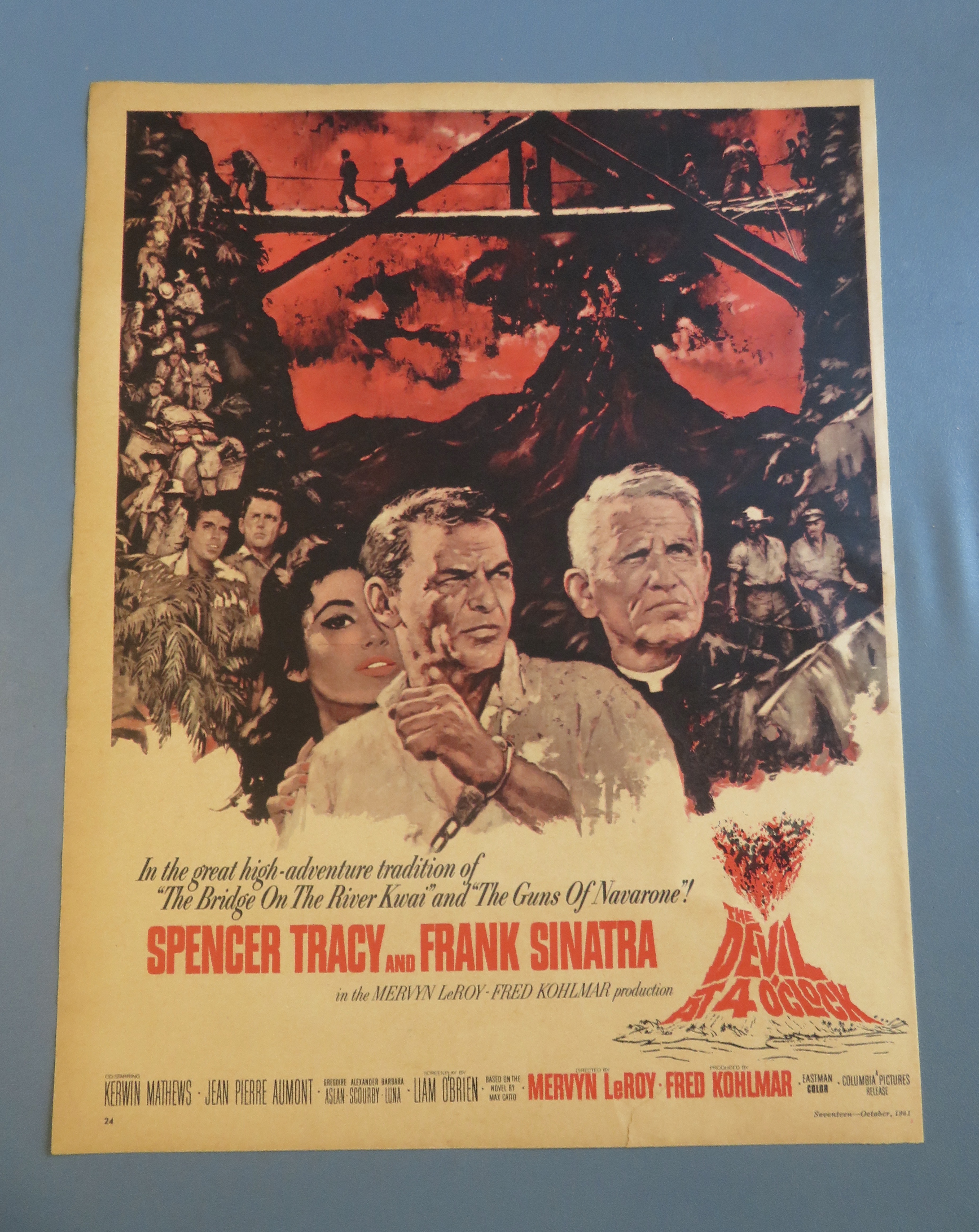 1961 The Devil At 4 O' Clock with S. Tracy & F. Sinatra