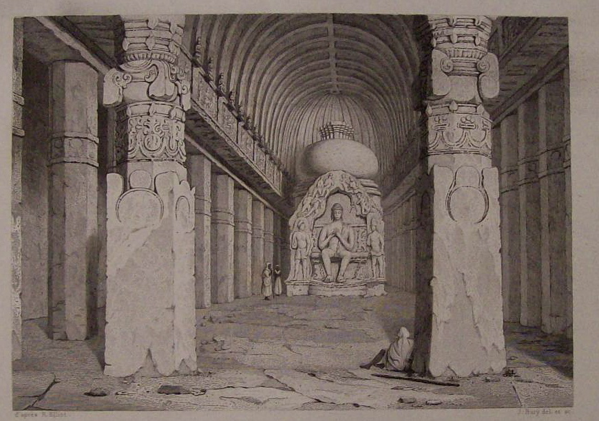Temple De Visouakarma A Ellora