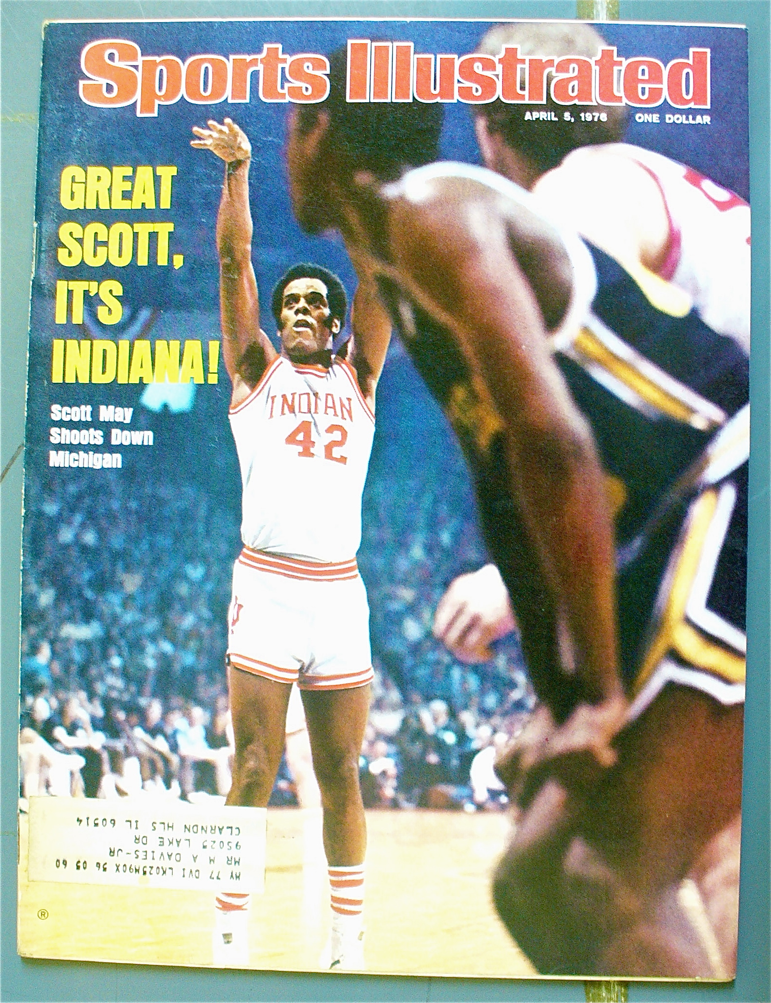 Sports Illustrated April 5, 1976 Scott May