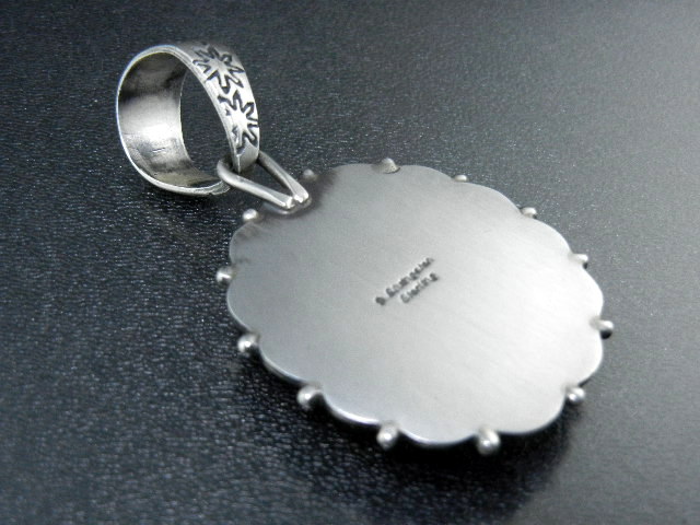 Darren Livingston Sterling Silver Turquoise Pendant Nav