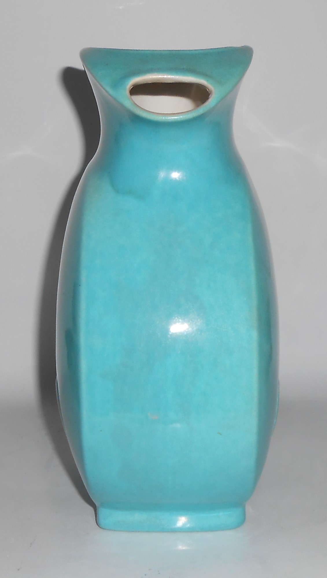 Red Wing Pottery Cobalt Fondoso Turquoise / White Ice L