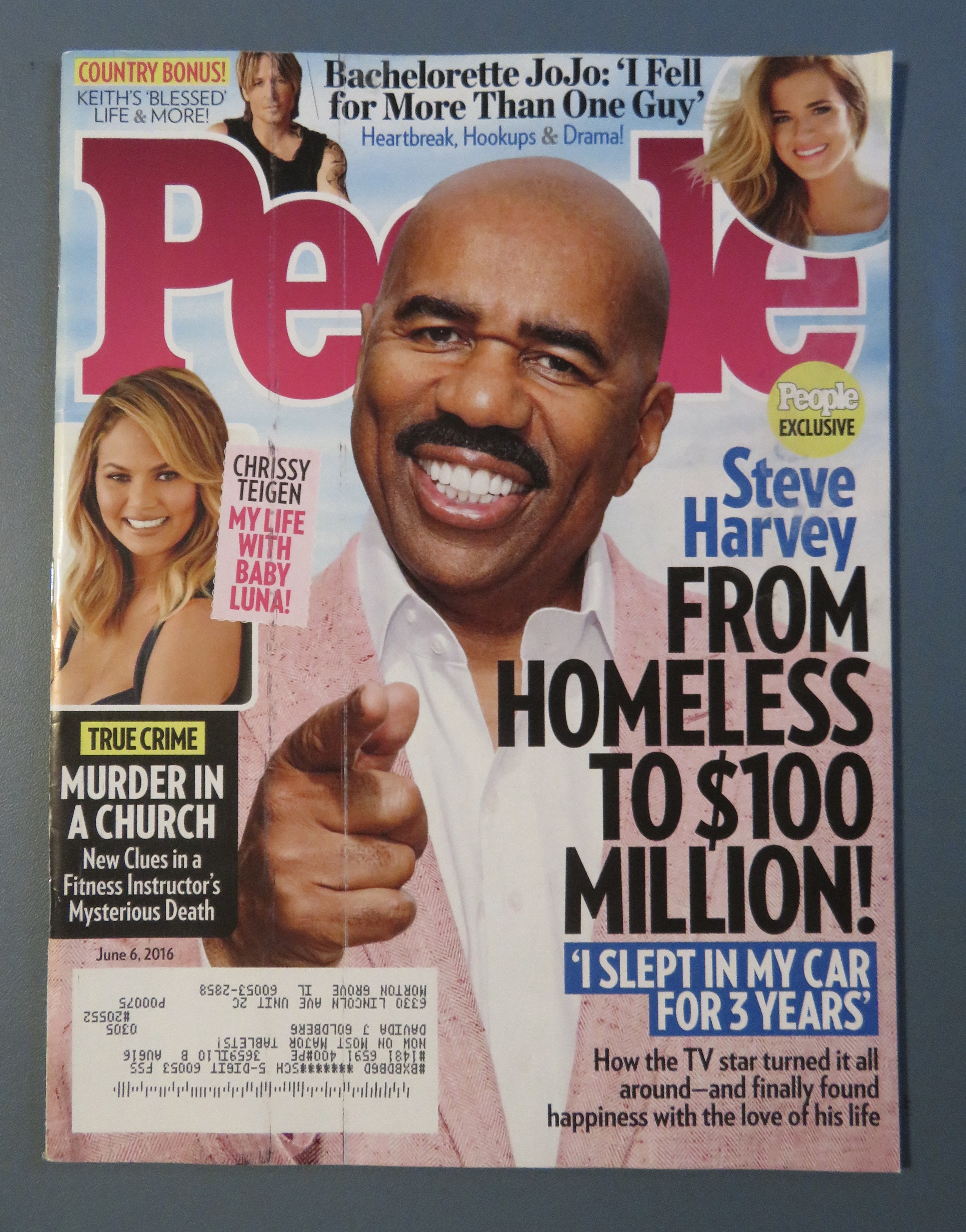 People Magazine June 6, 2016 Steve Harvey