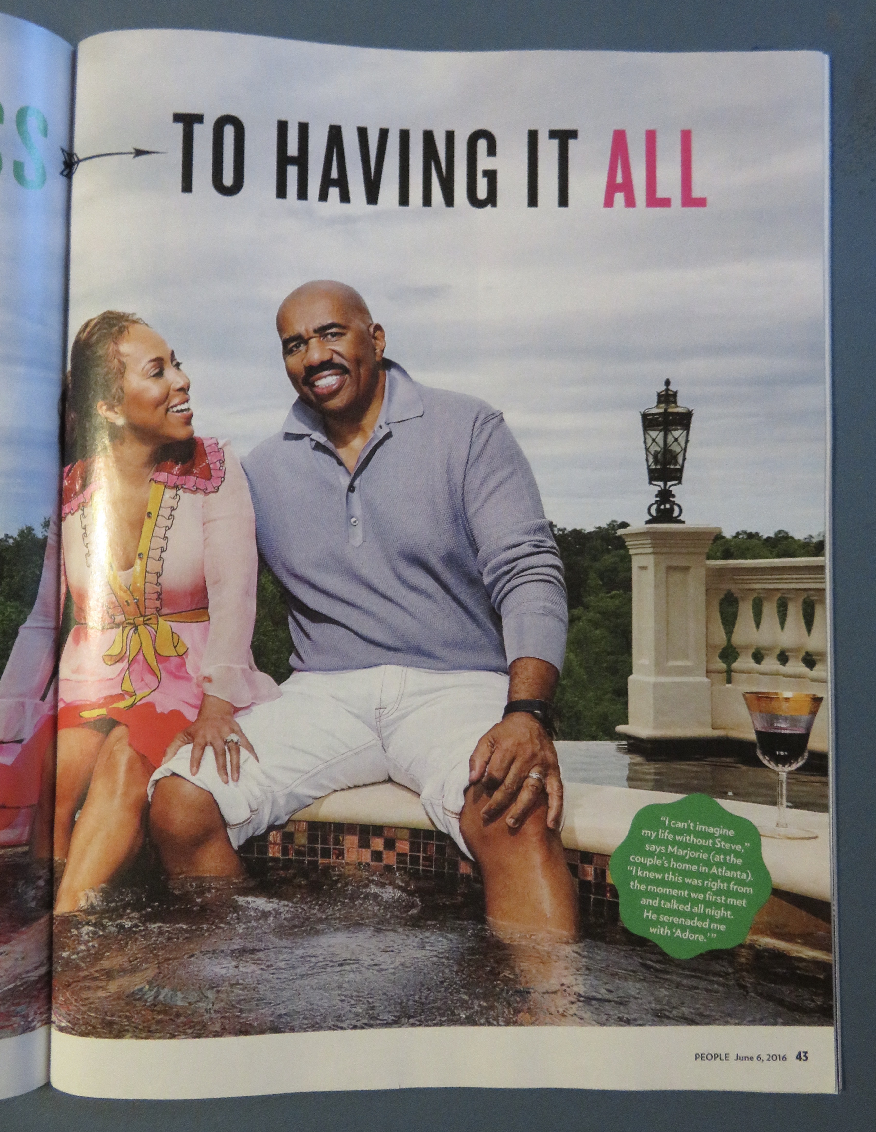 People Magazine June 6, 2016 Steve Harvey