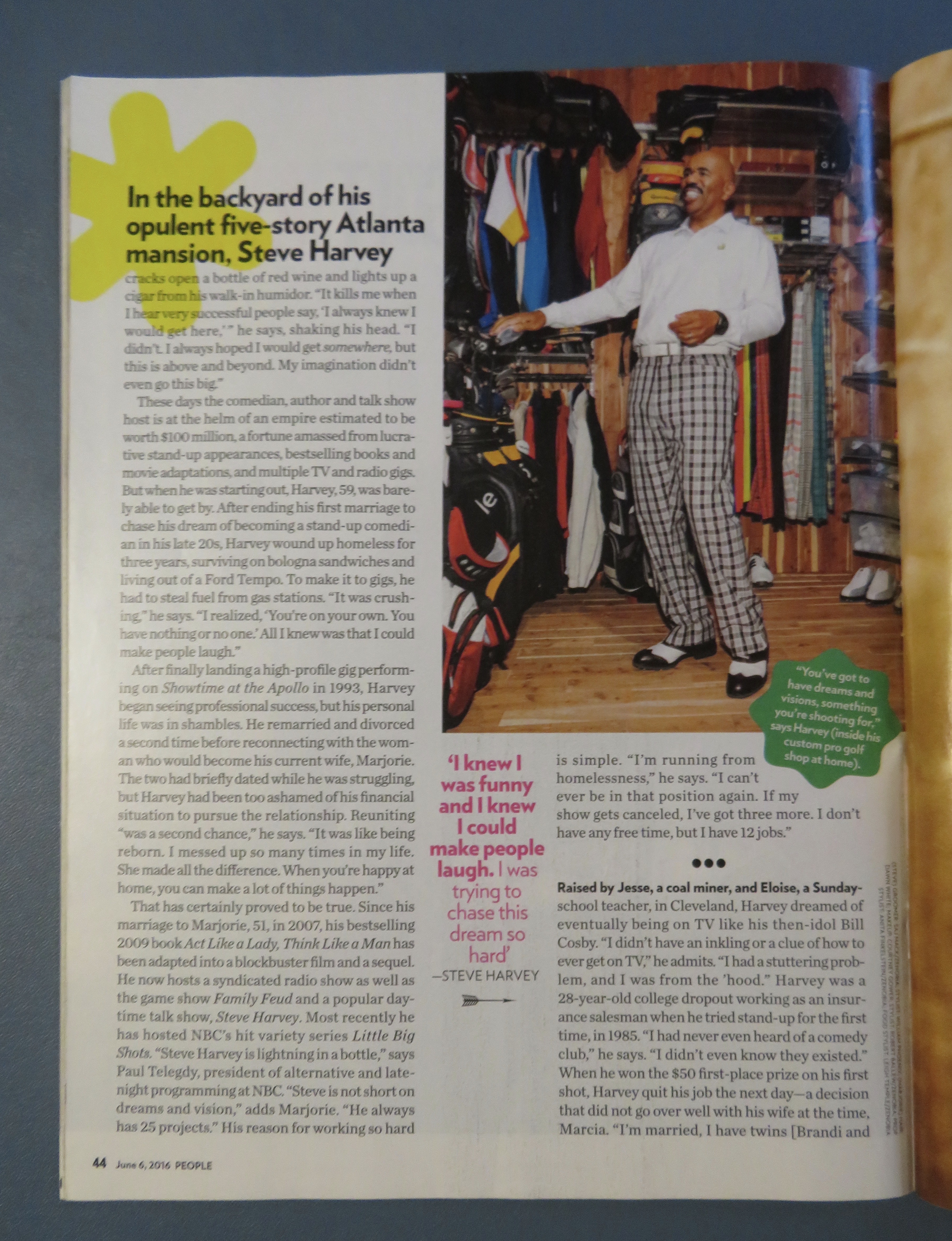 People Magazine June 6, 2016 Steve Harvey