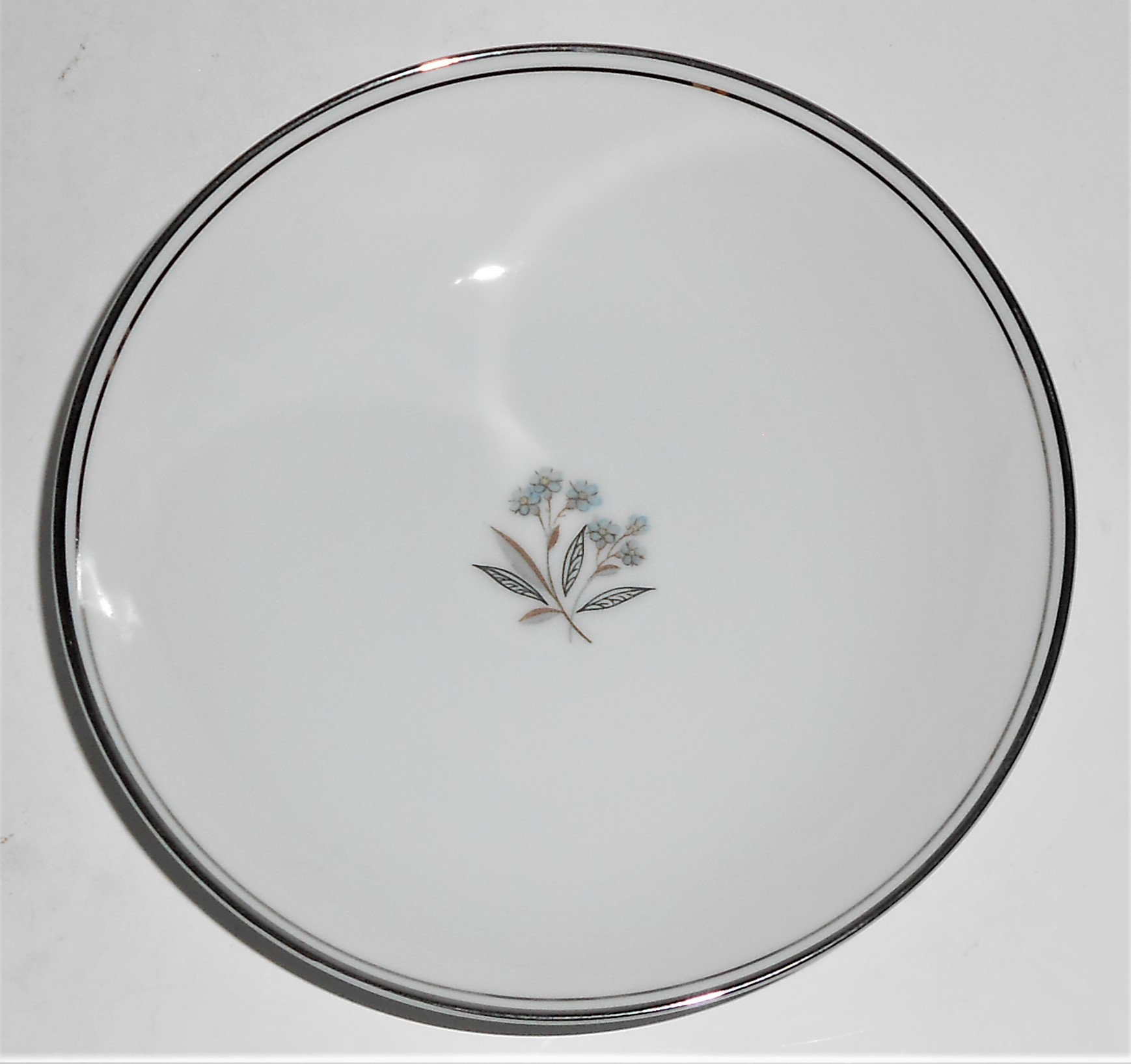 Noritake Porcelain China 5788 Bessie w/Platinum Fruit B