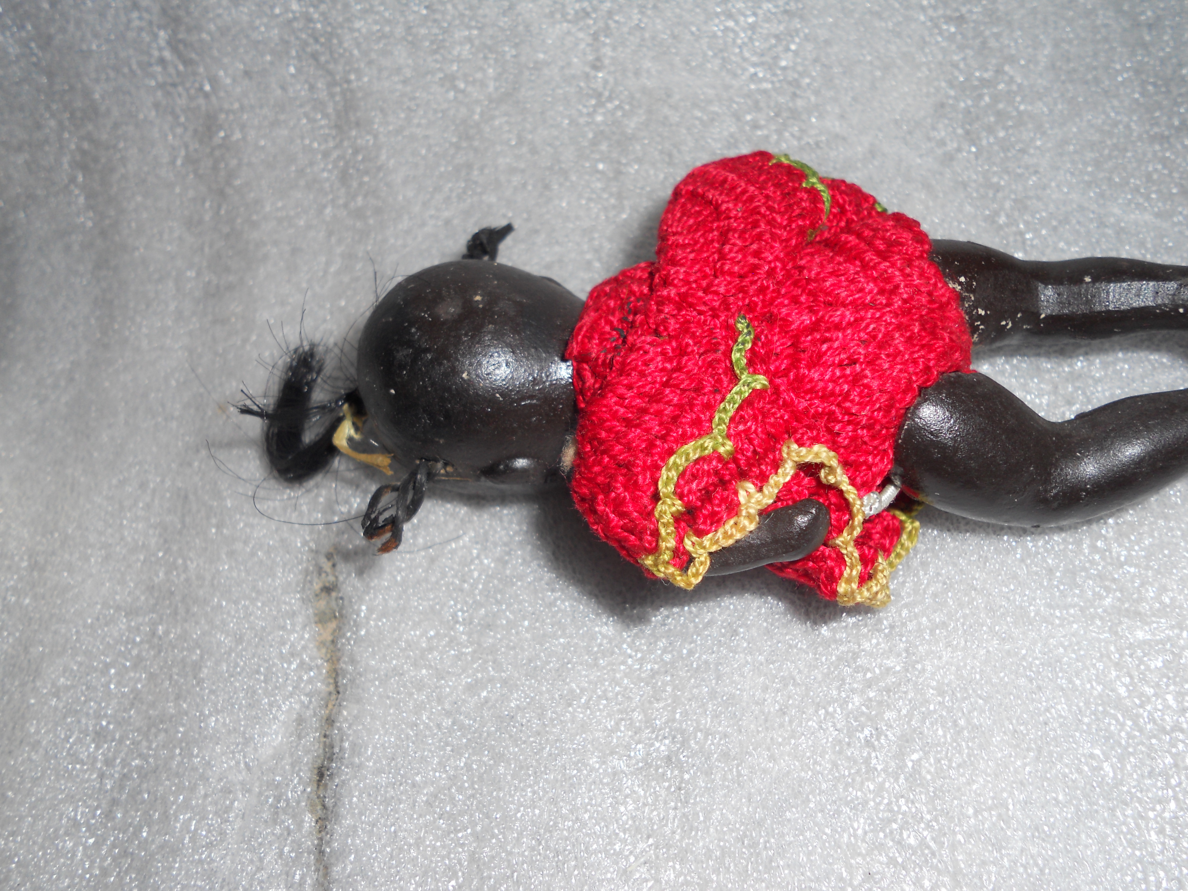 Bisque Doll, African American Jointed, Japan