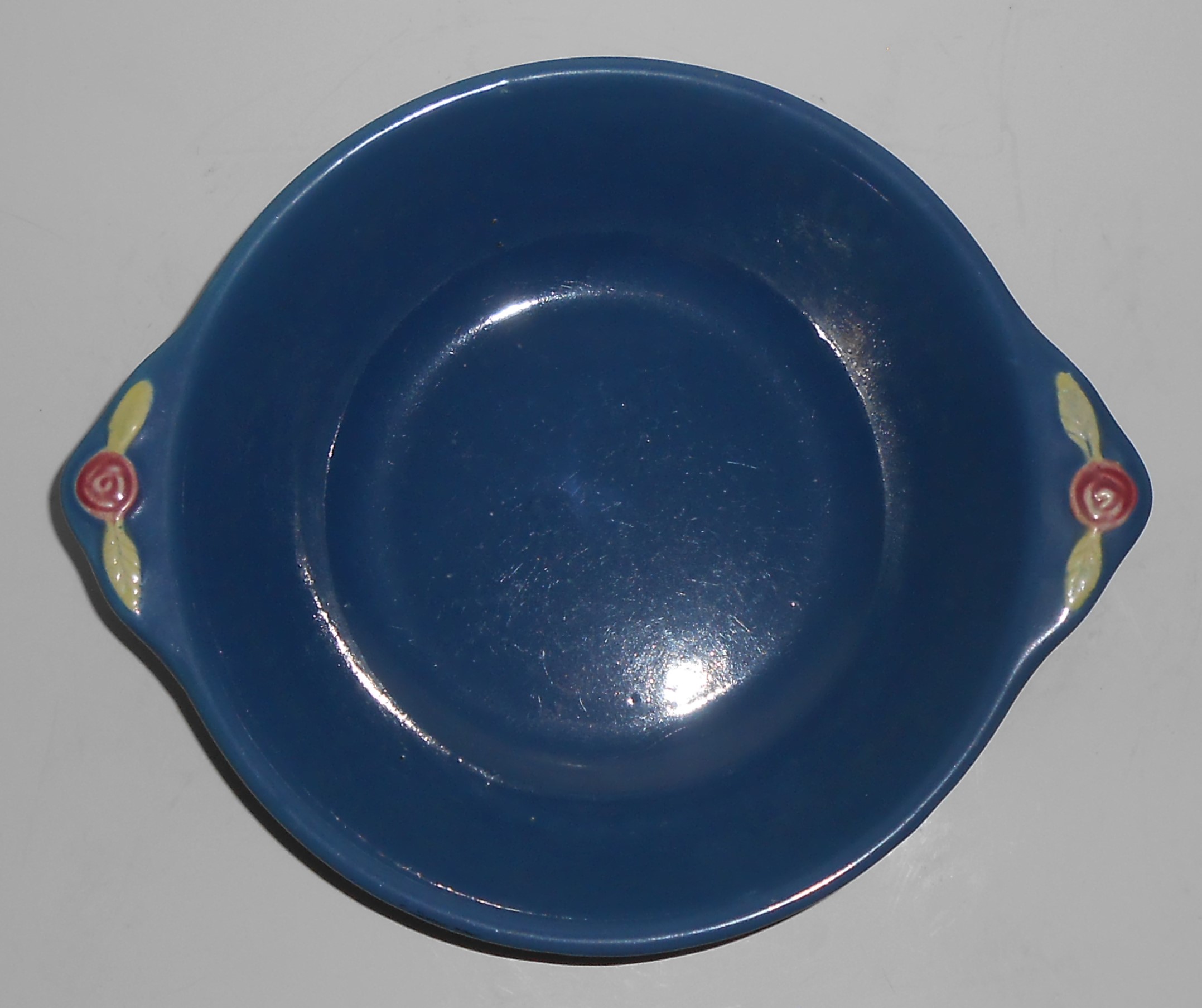 Coors Pottery Rosebud Early Blue Vegetable Bowl #2