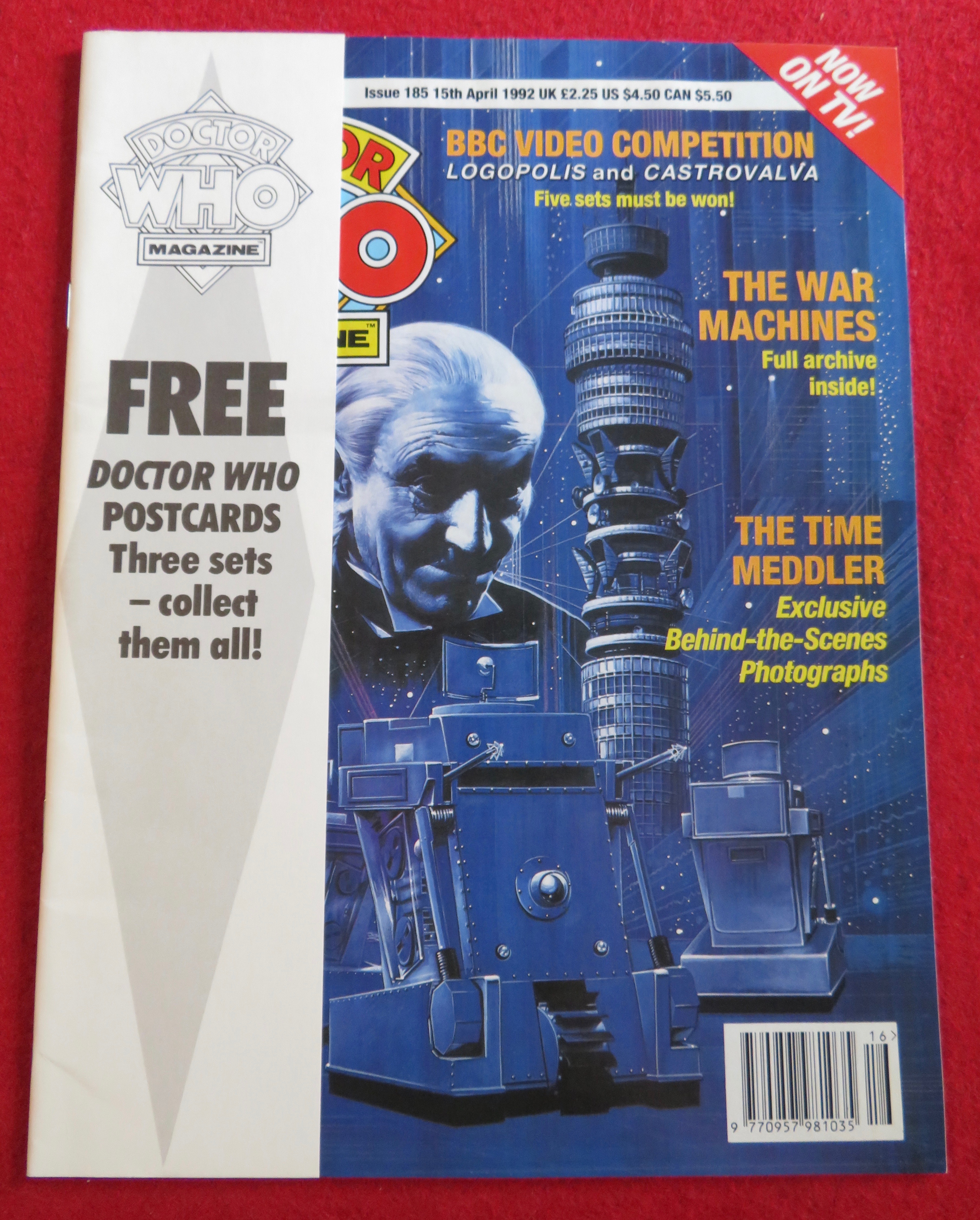 Doctor (Dr) Who Magazine April 15, 1992
