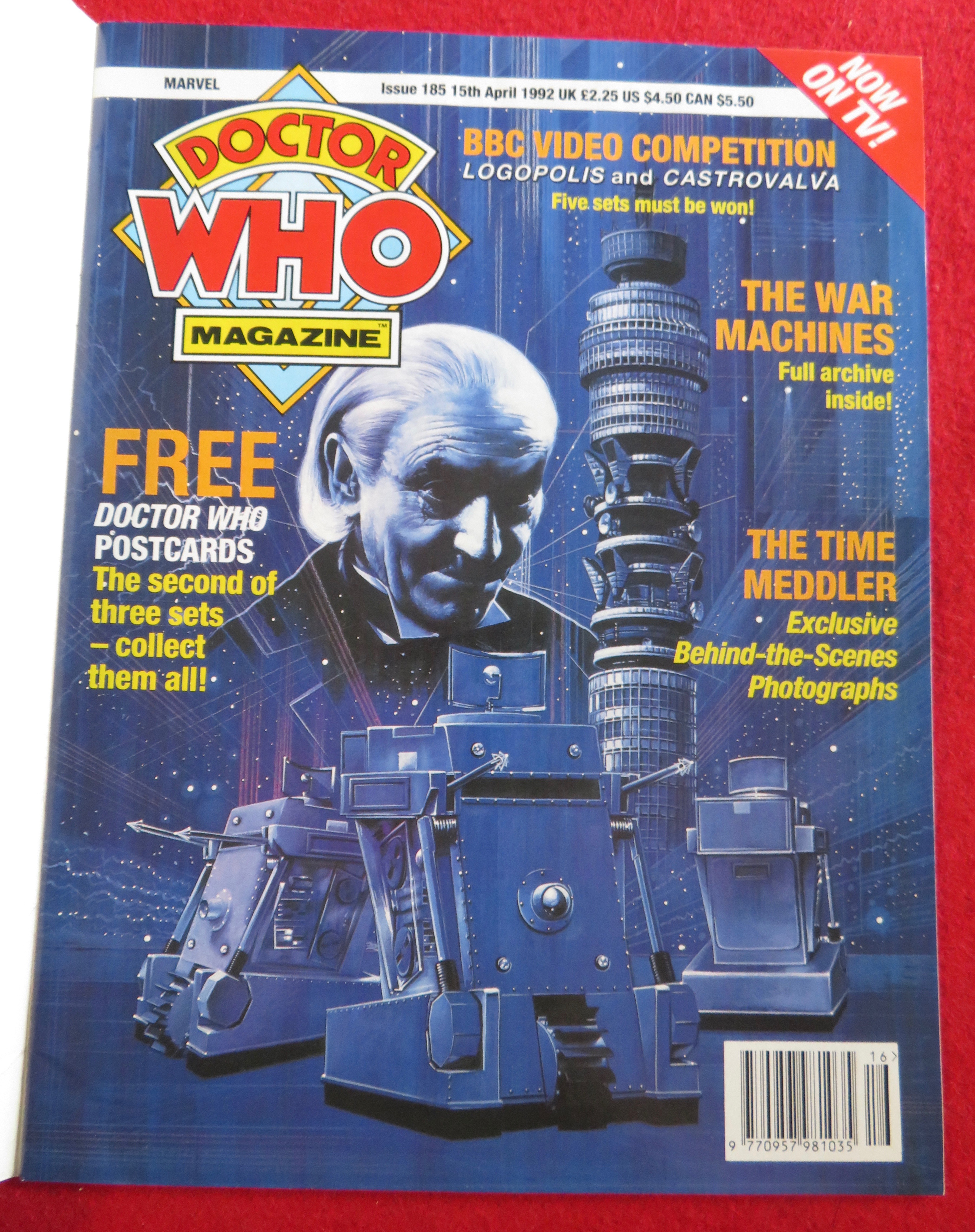 Doctor (Dr) Who Magazine April 15, 1992
