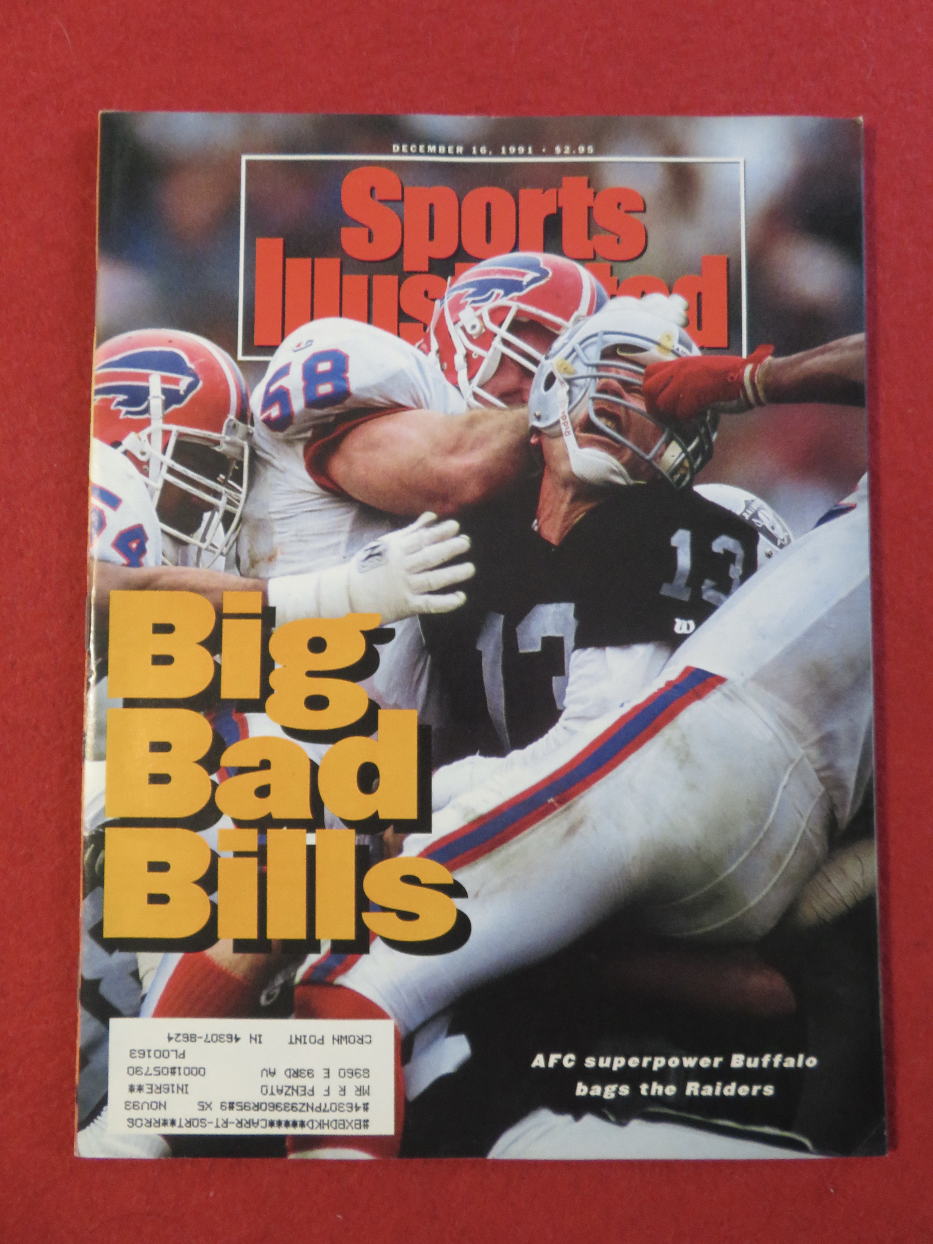 Sports Illustrated Magazine-December 16, 1991-Bills