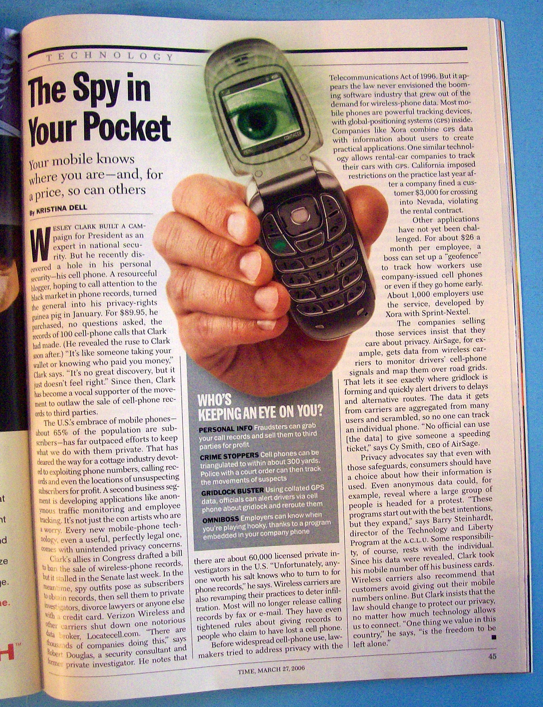 Time Magazine March 27, 2006 Are Kids Too Wired