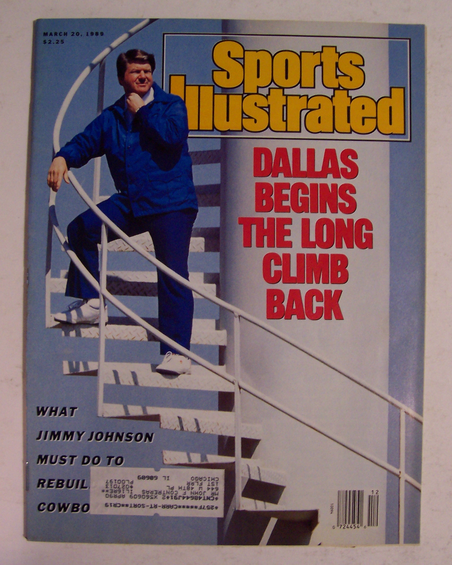 Sports Illustrated Magazine -March 20, 1989- J. Johnson