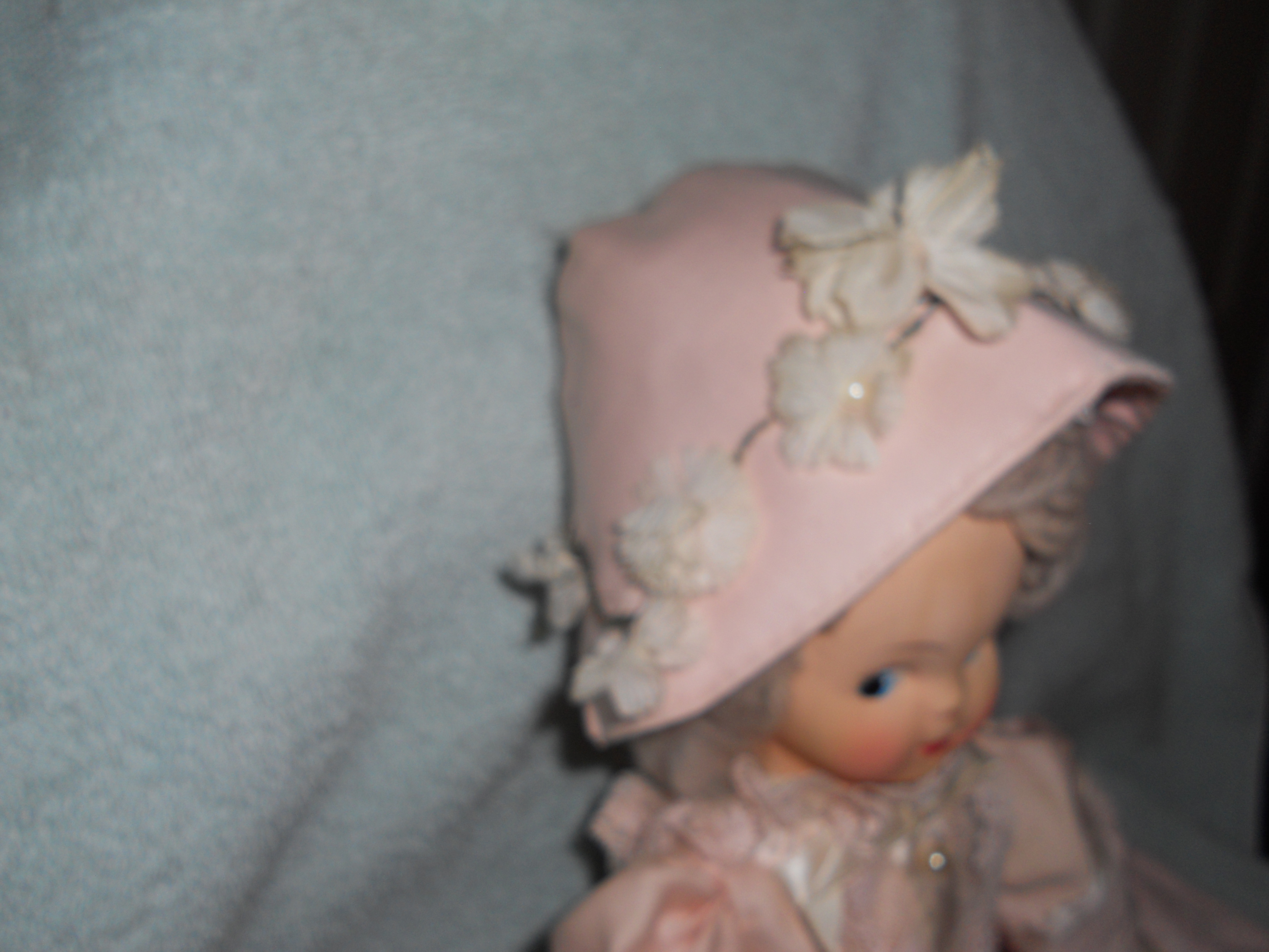 Celluloid Cloth Doll signed G H Stuart Texas
