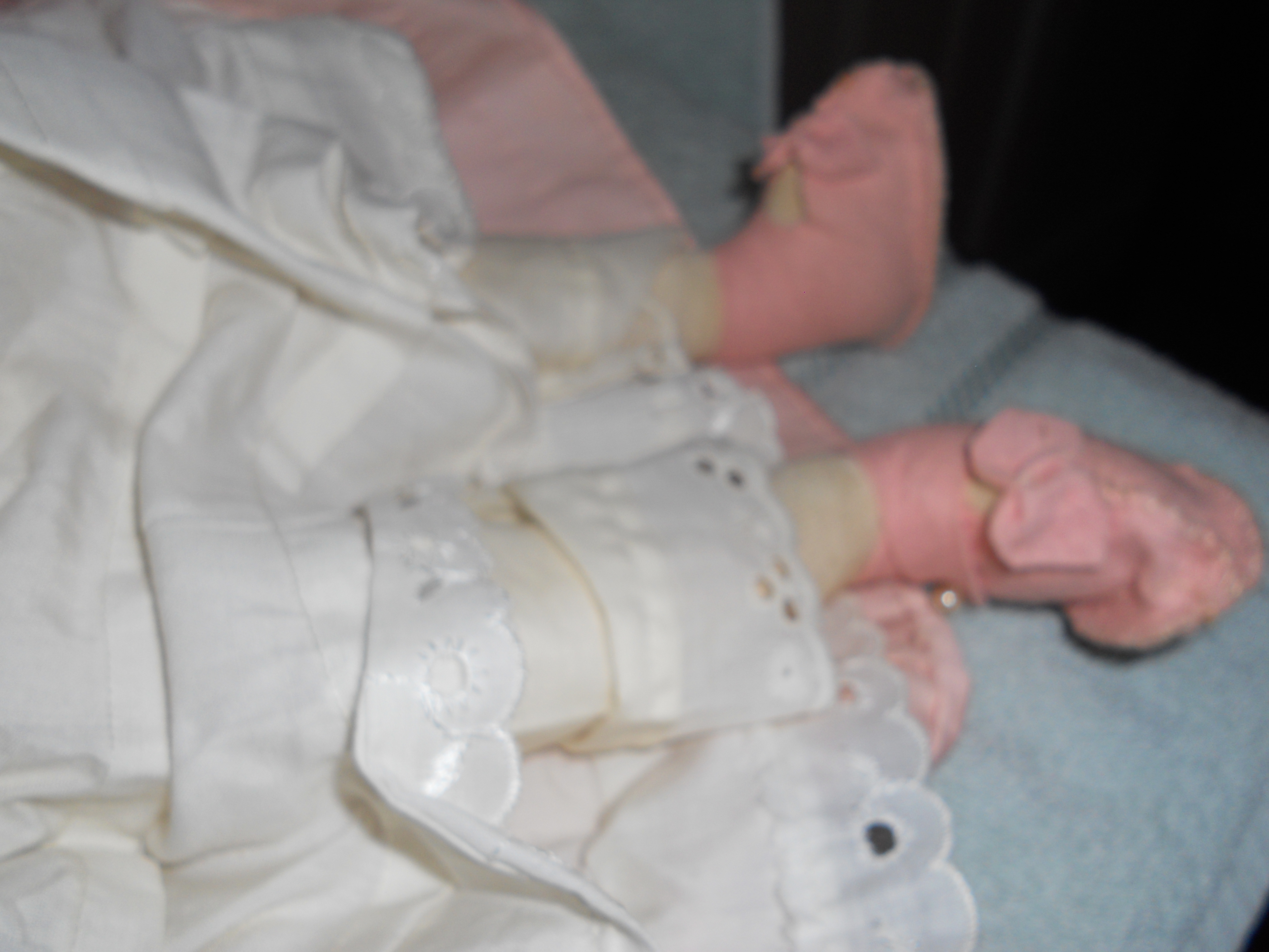 Celluloid Cloth Doll signed G H Stuart Texas