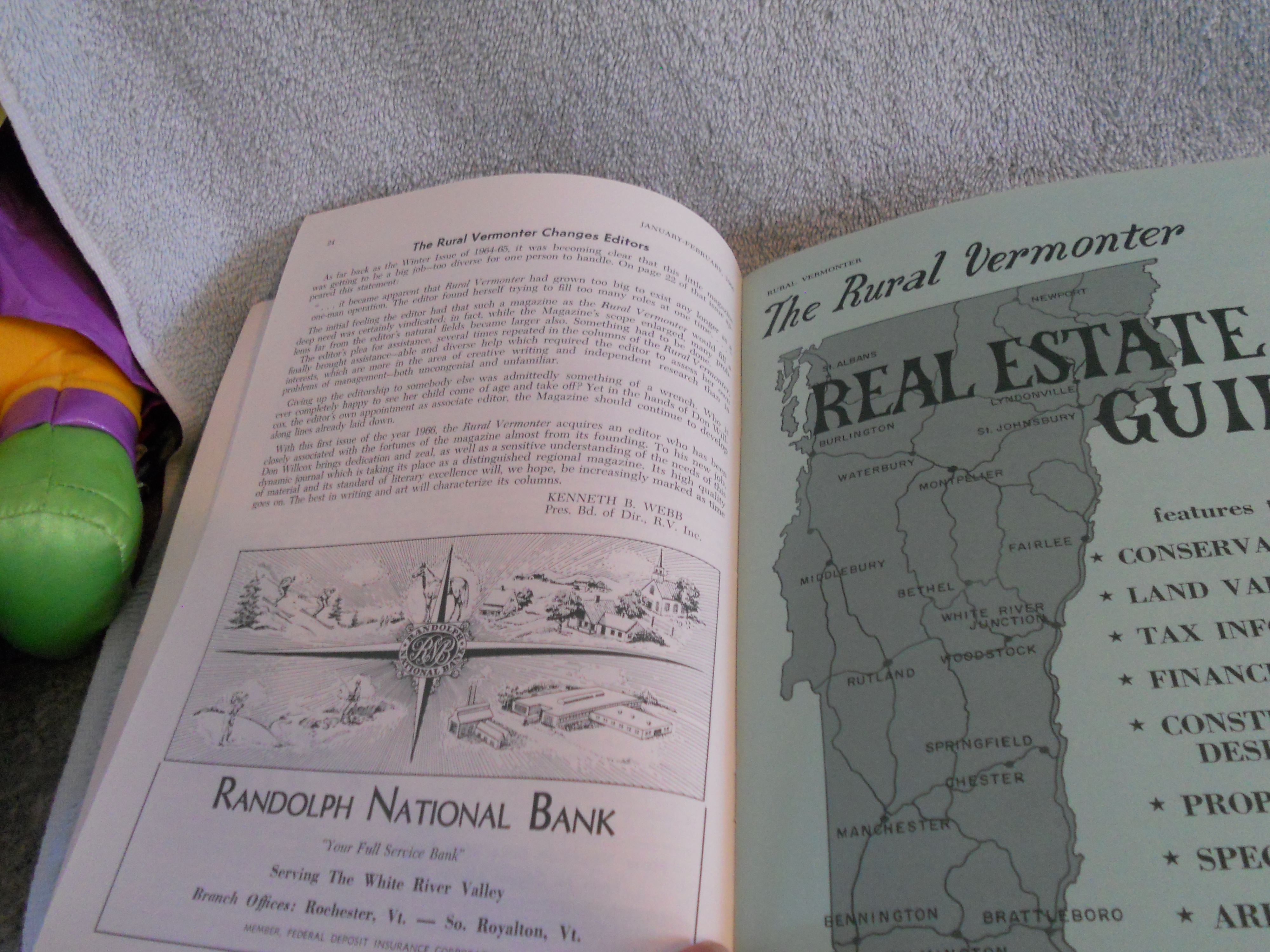 Rural Vermonter Book 1966