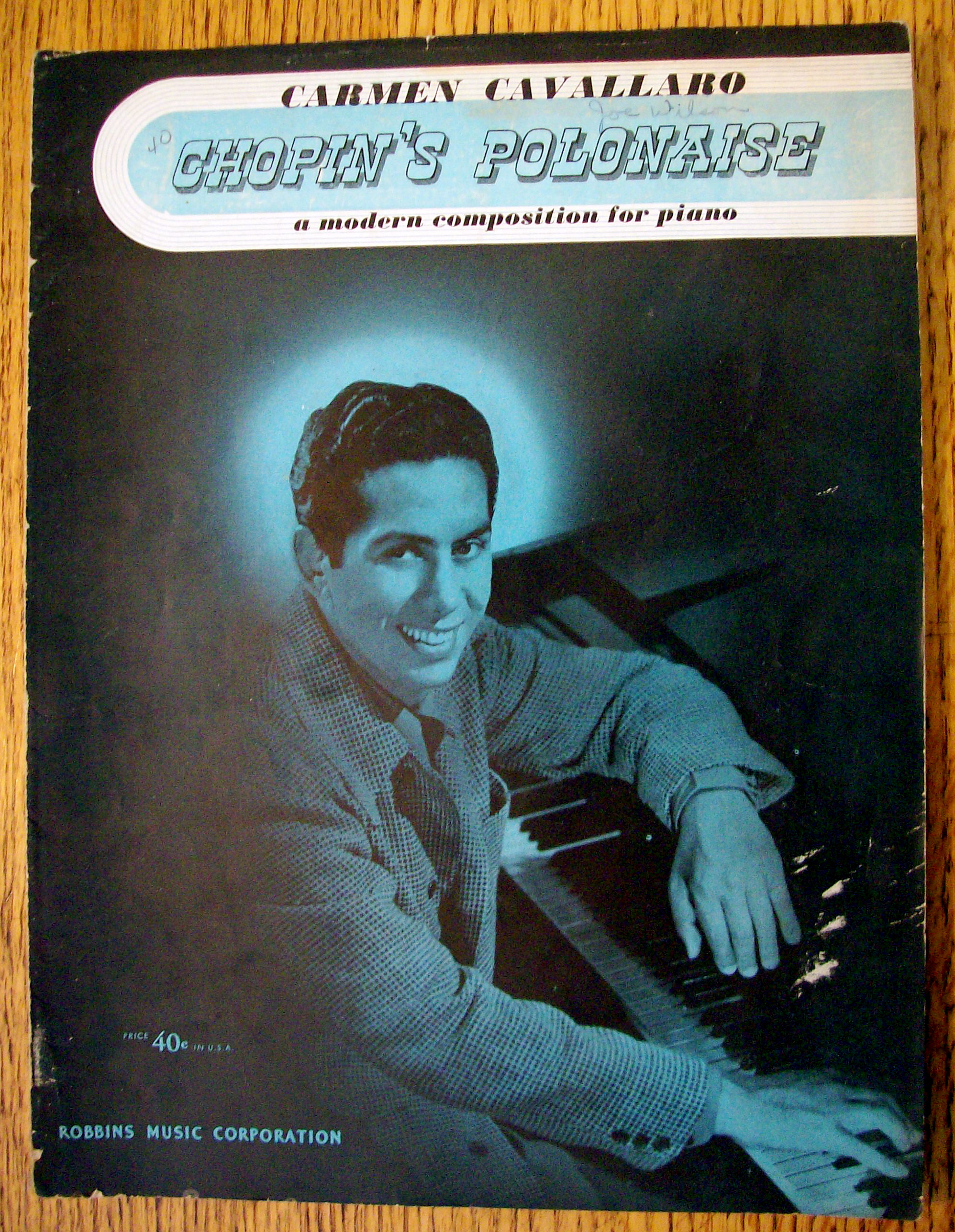 1945 Chopin's Polonaise (Carmen Cavallaro Cover)