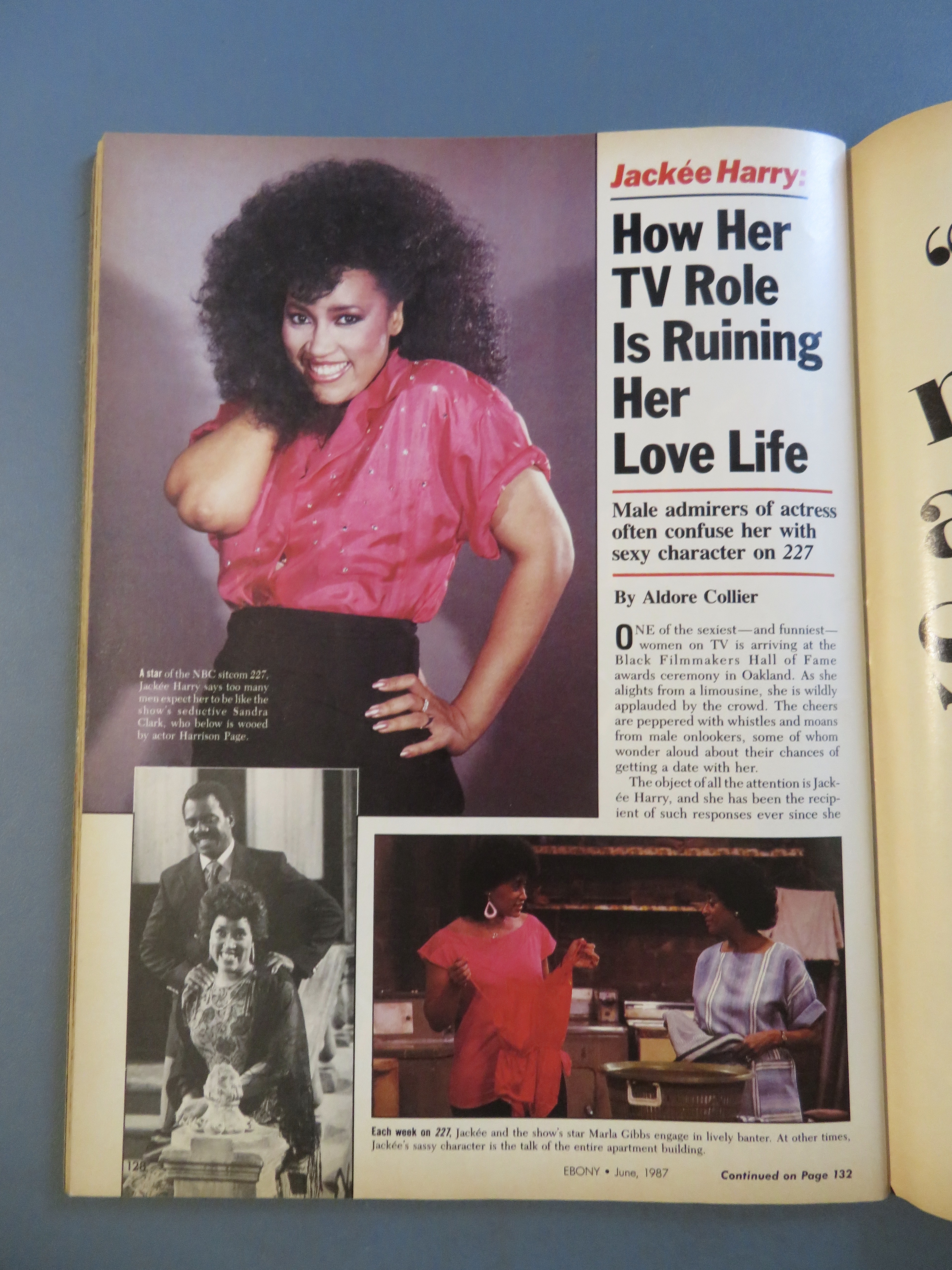 Ebony Magazine June 1987 Jackee Harry & Newlyweds