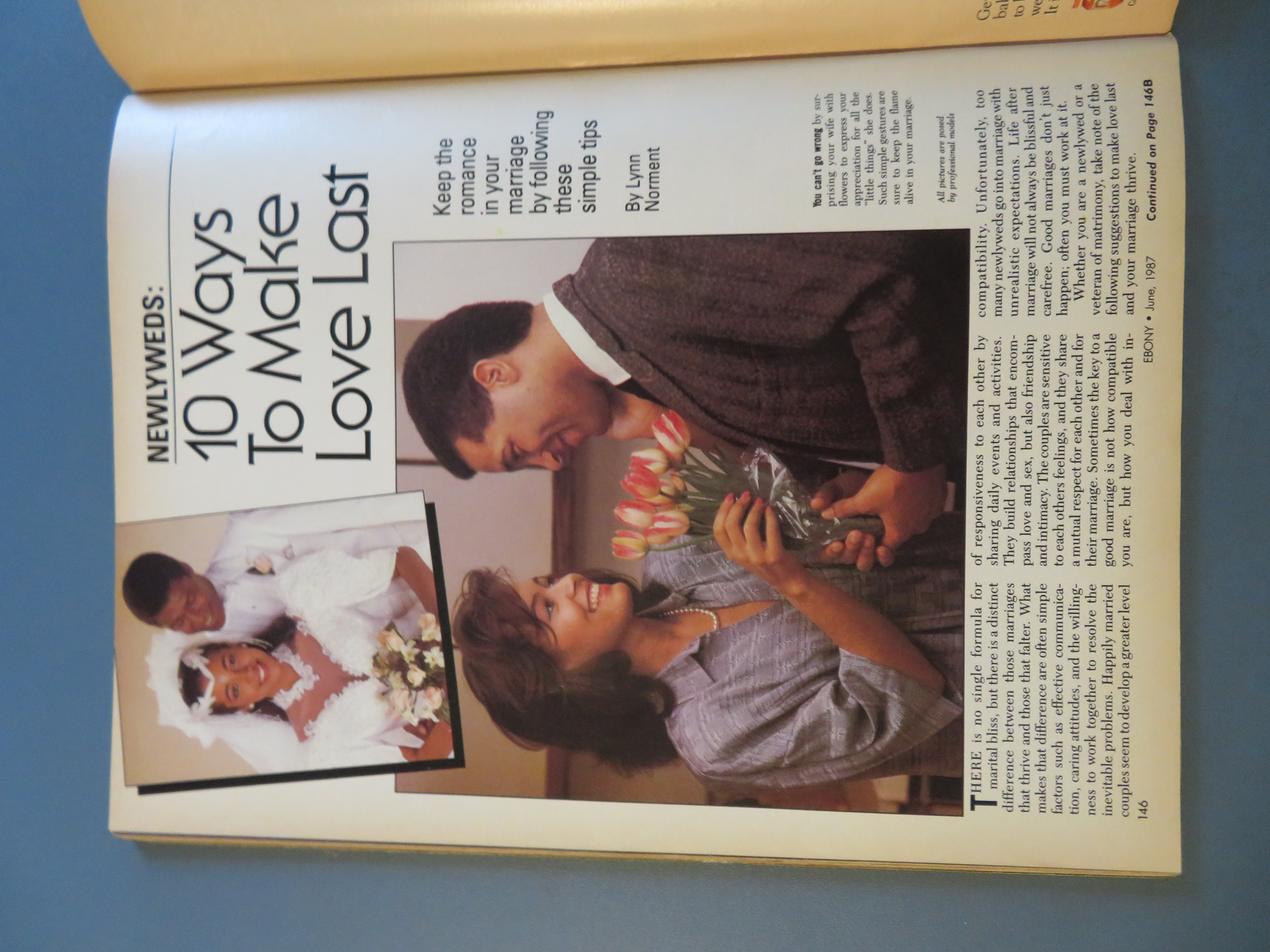 Ebony Magazine June 1987 Jackee Harry & Newlyweds