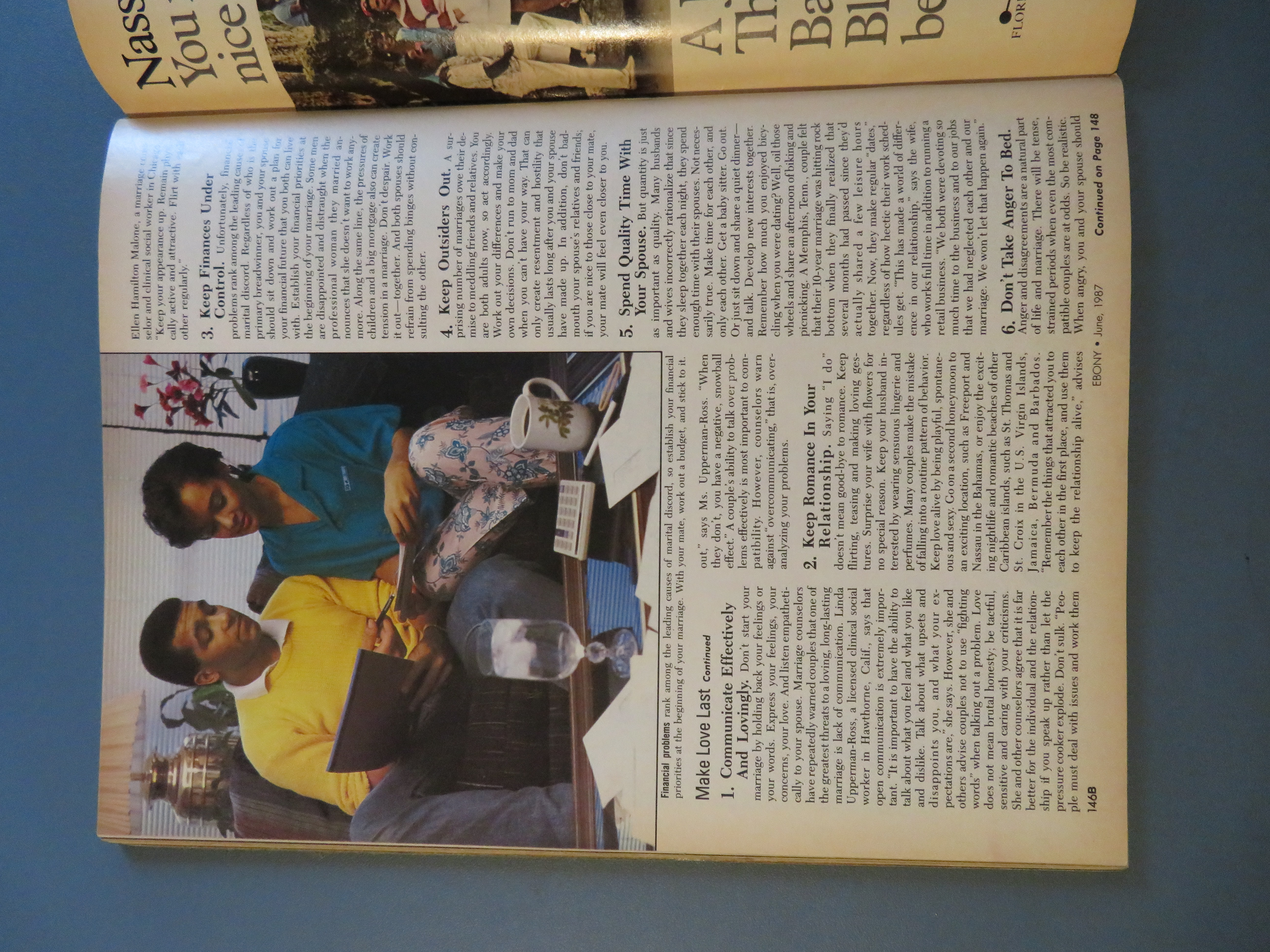Ebony Magazine June 1987 Jackee Harry & Newlyweds
