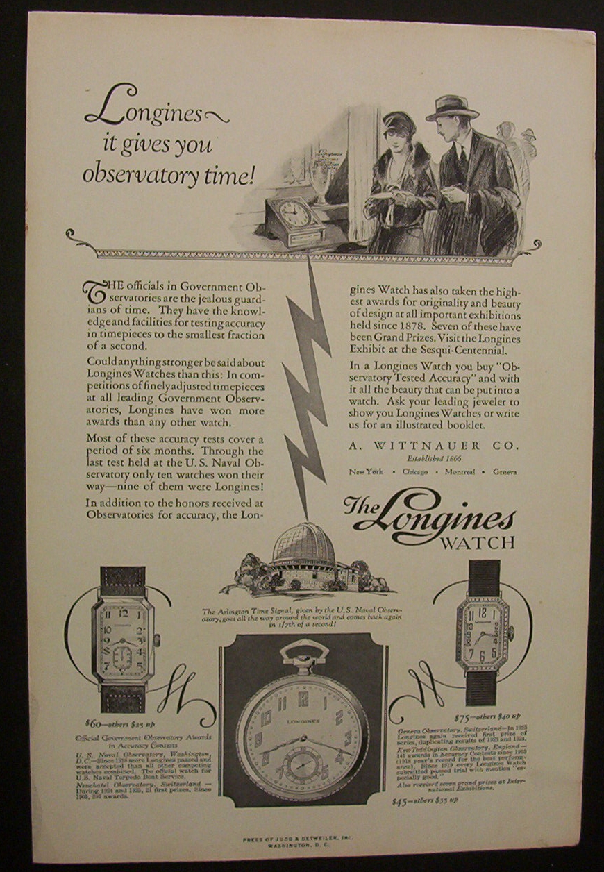 1926 Longines Watches