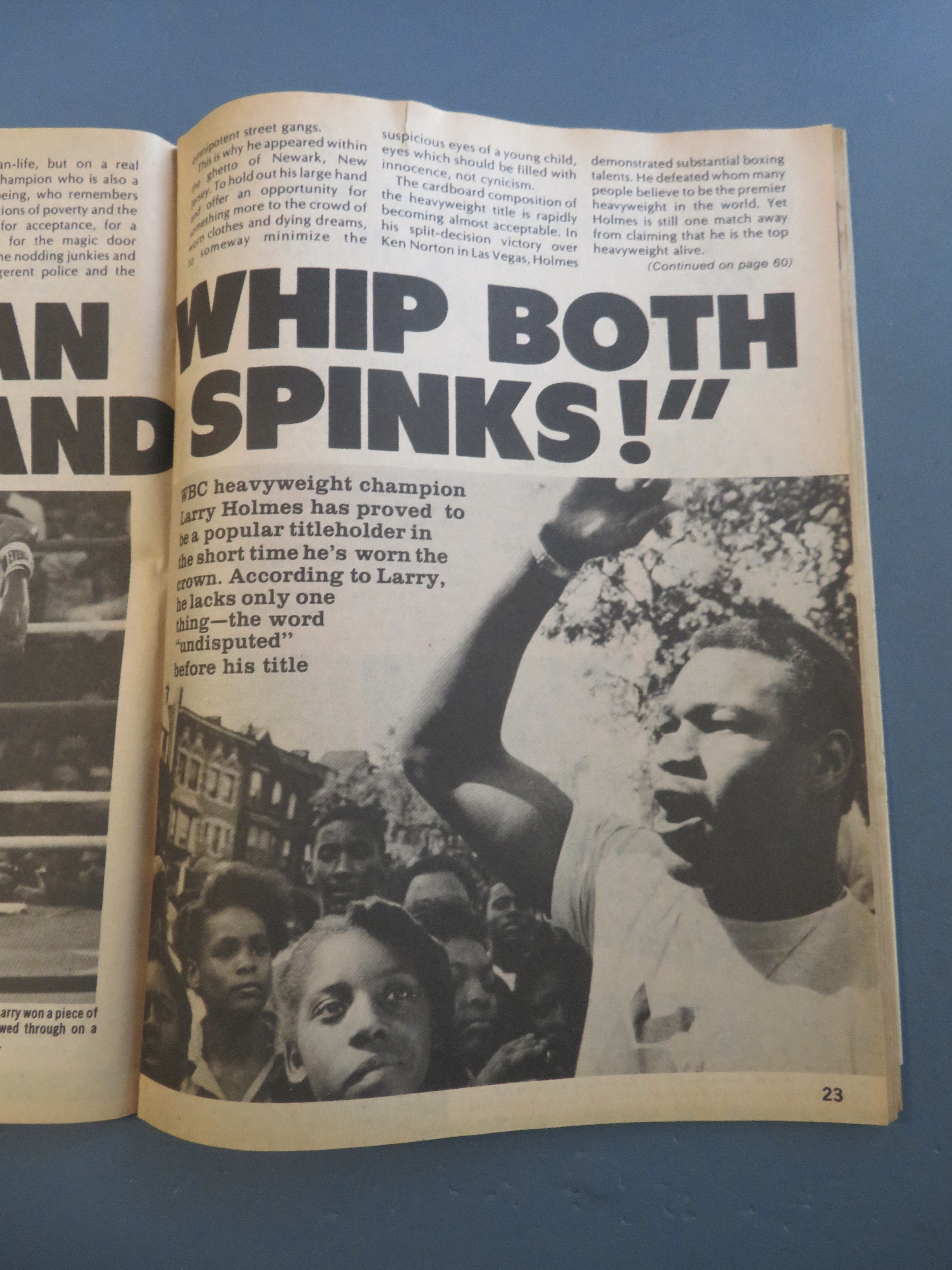 Big Book Of Boxing Magazine November 1978 Ali/Spinks