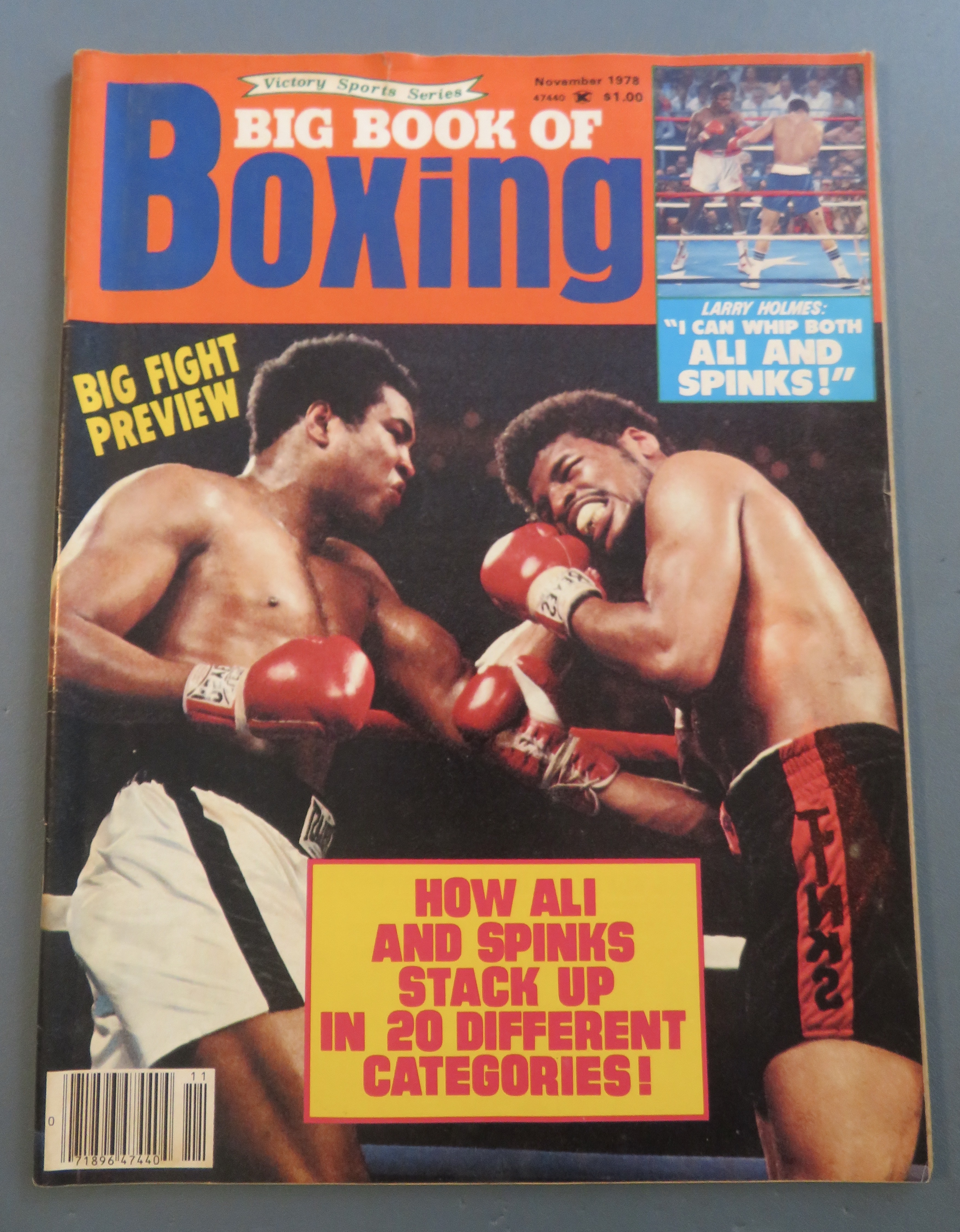 Big Book Of Boxing Magazine November 1978 Ali/Spinks