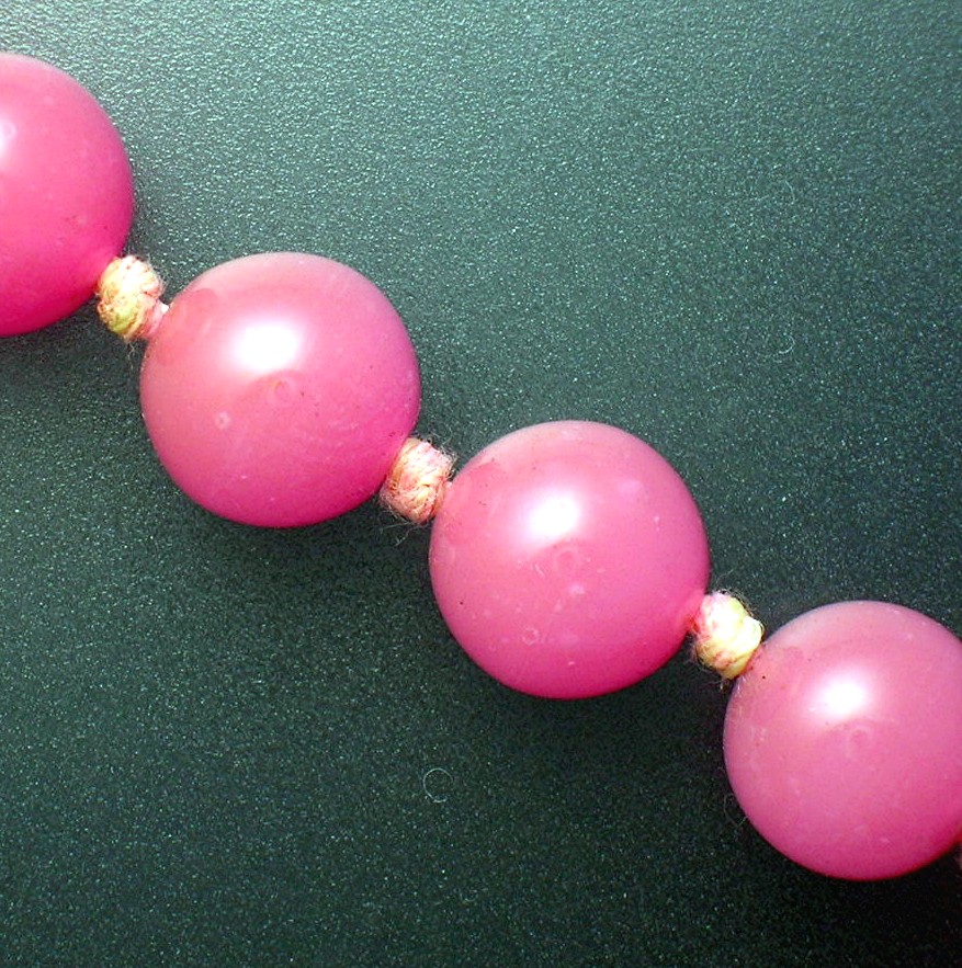 Rose Quartz 32 Inch Hand Knotted 9mm Bead Necklace