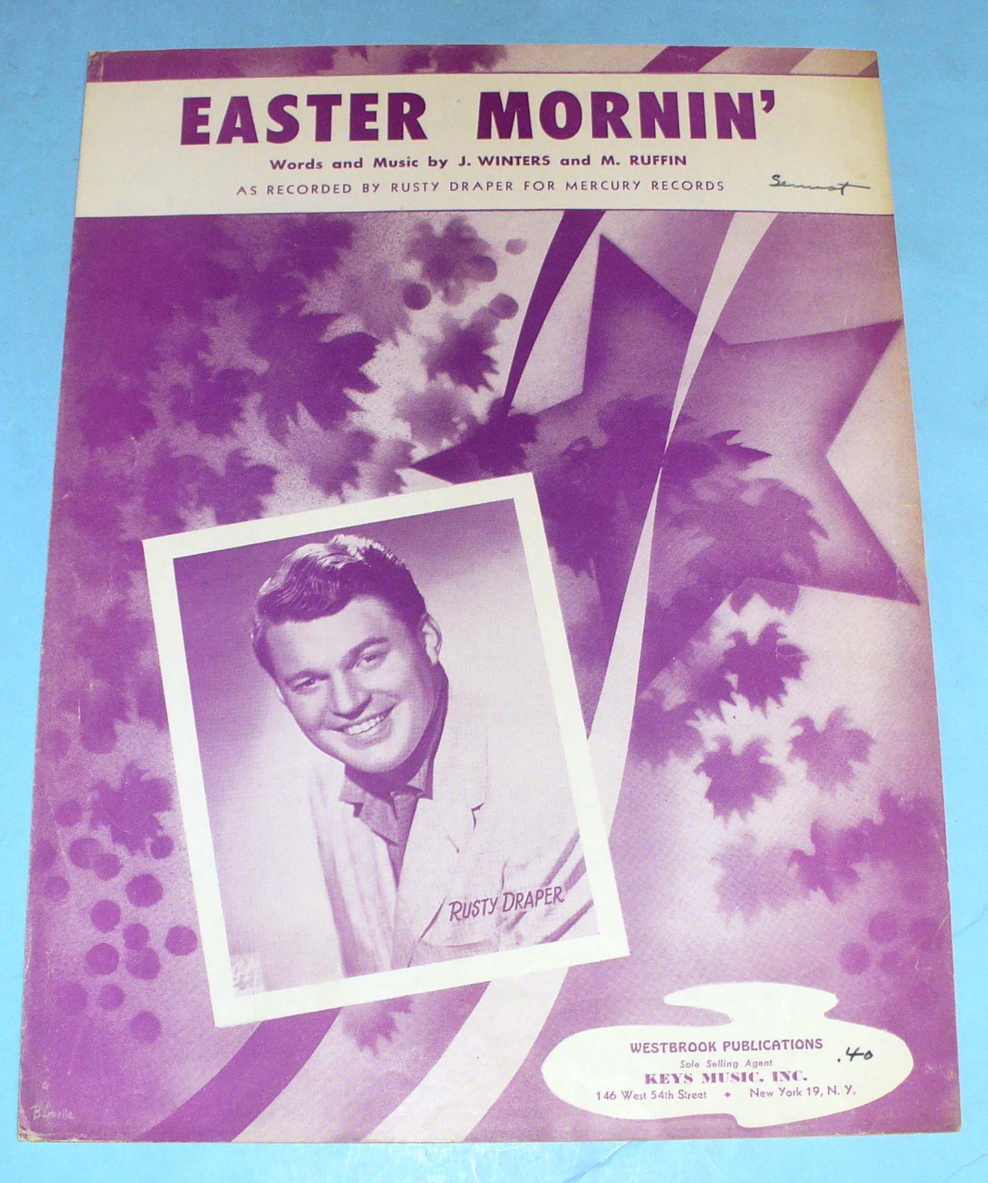 1954 Easter Morning Featuring Rusty Draper