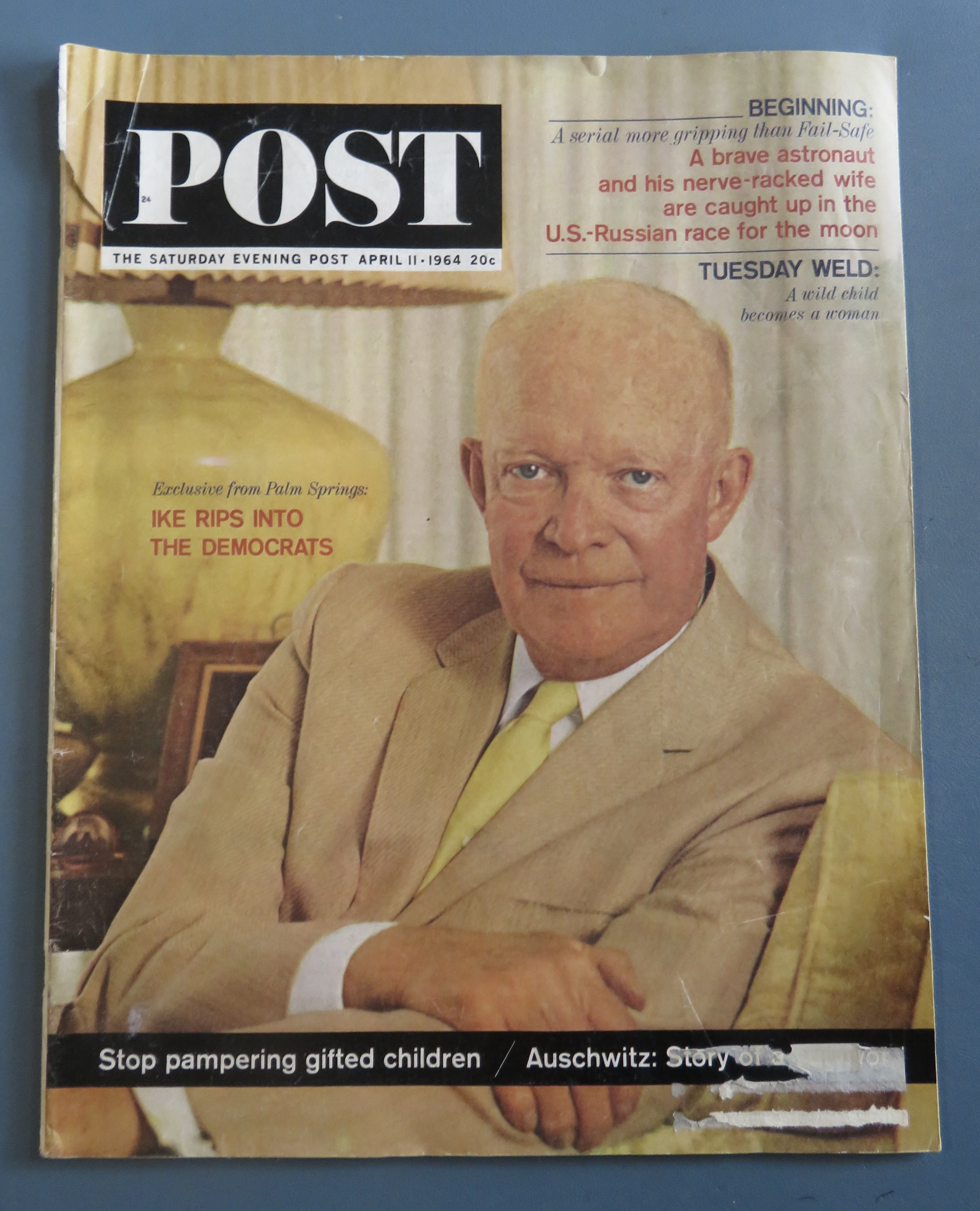 Saturday Evening Post Magazine April 11, 1964 Ike