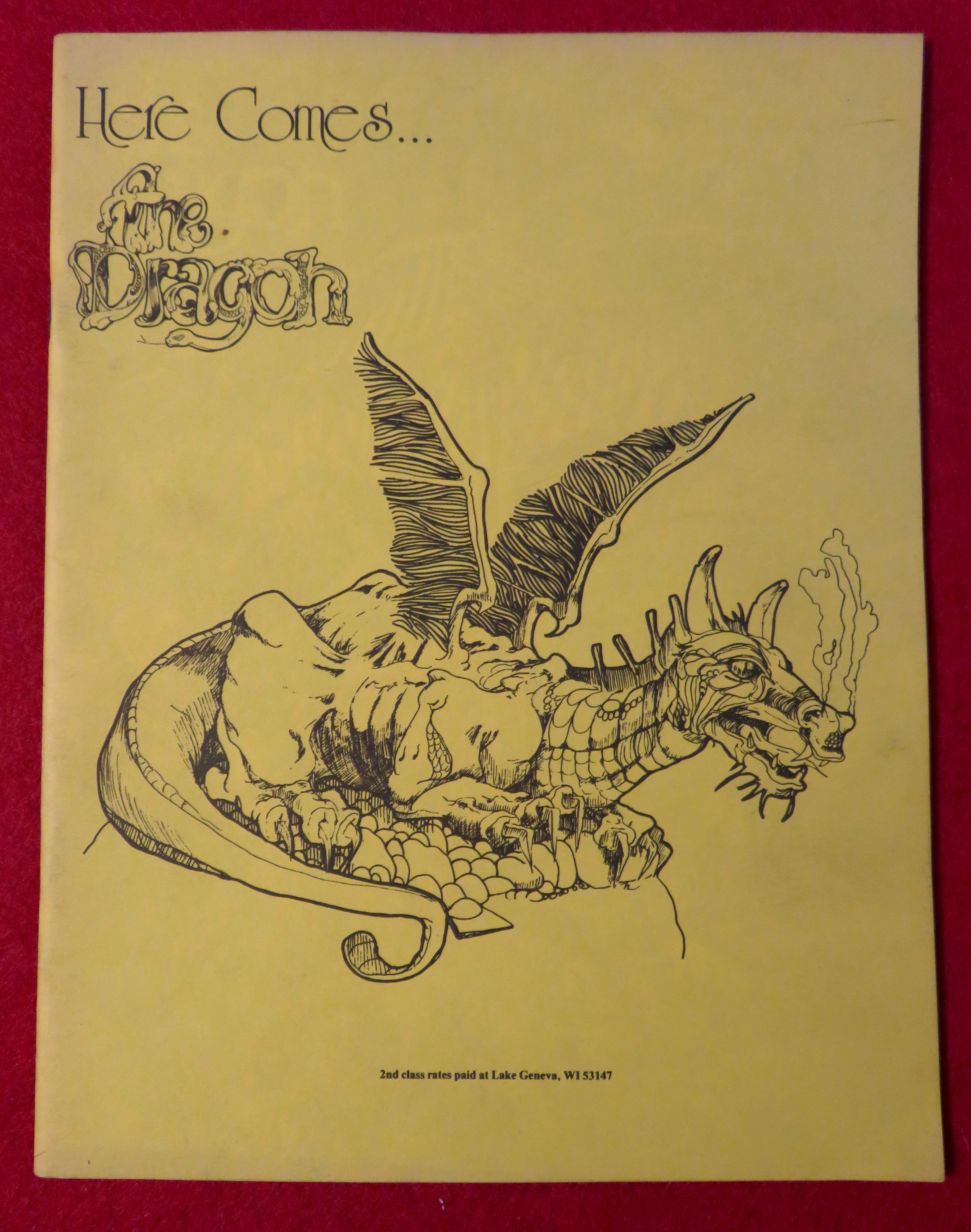 Here Comes The Dragon Magazine #11 December 1977