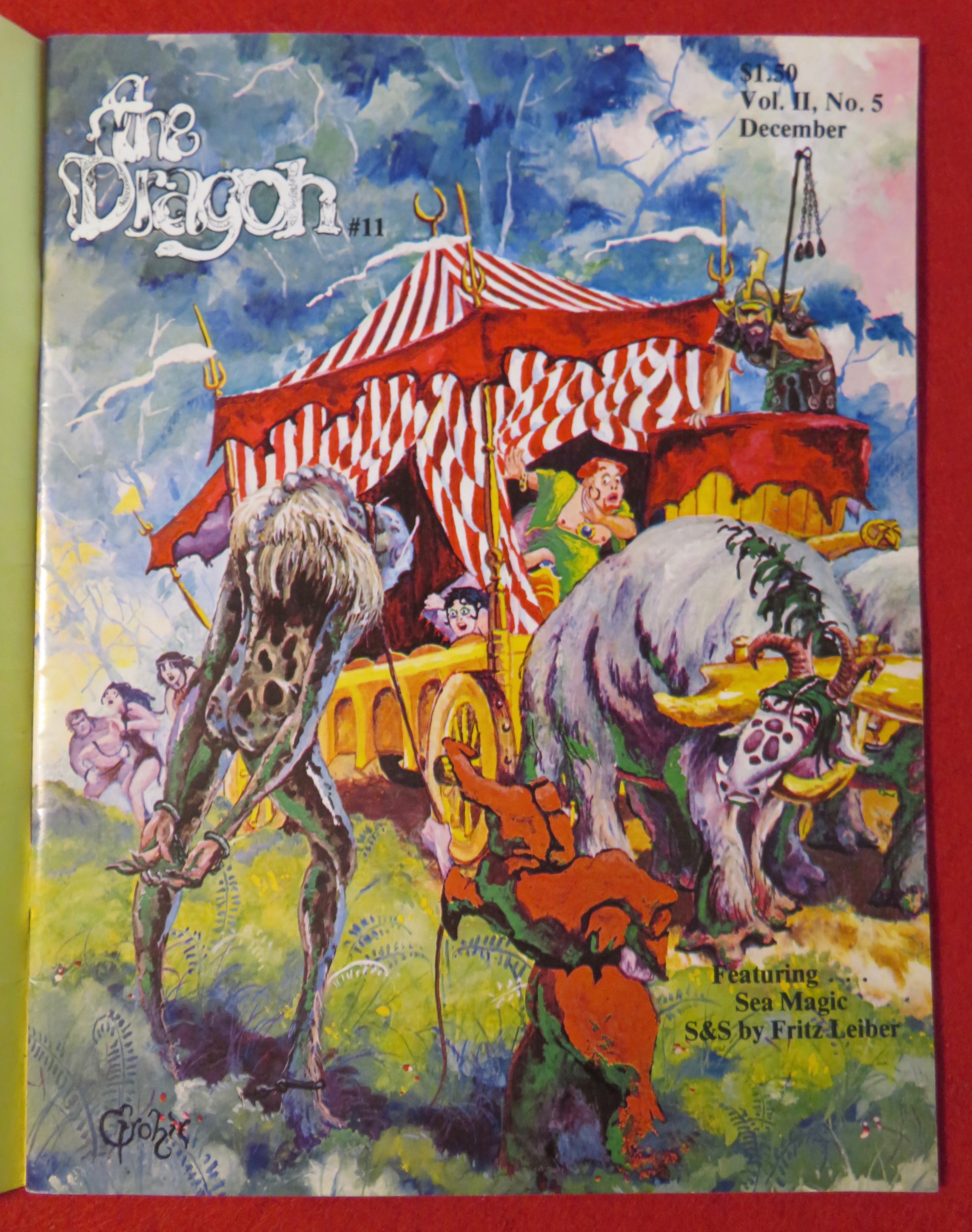 Here Comes The Dragon Magazine #11 December 1977
