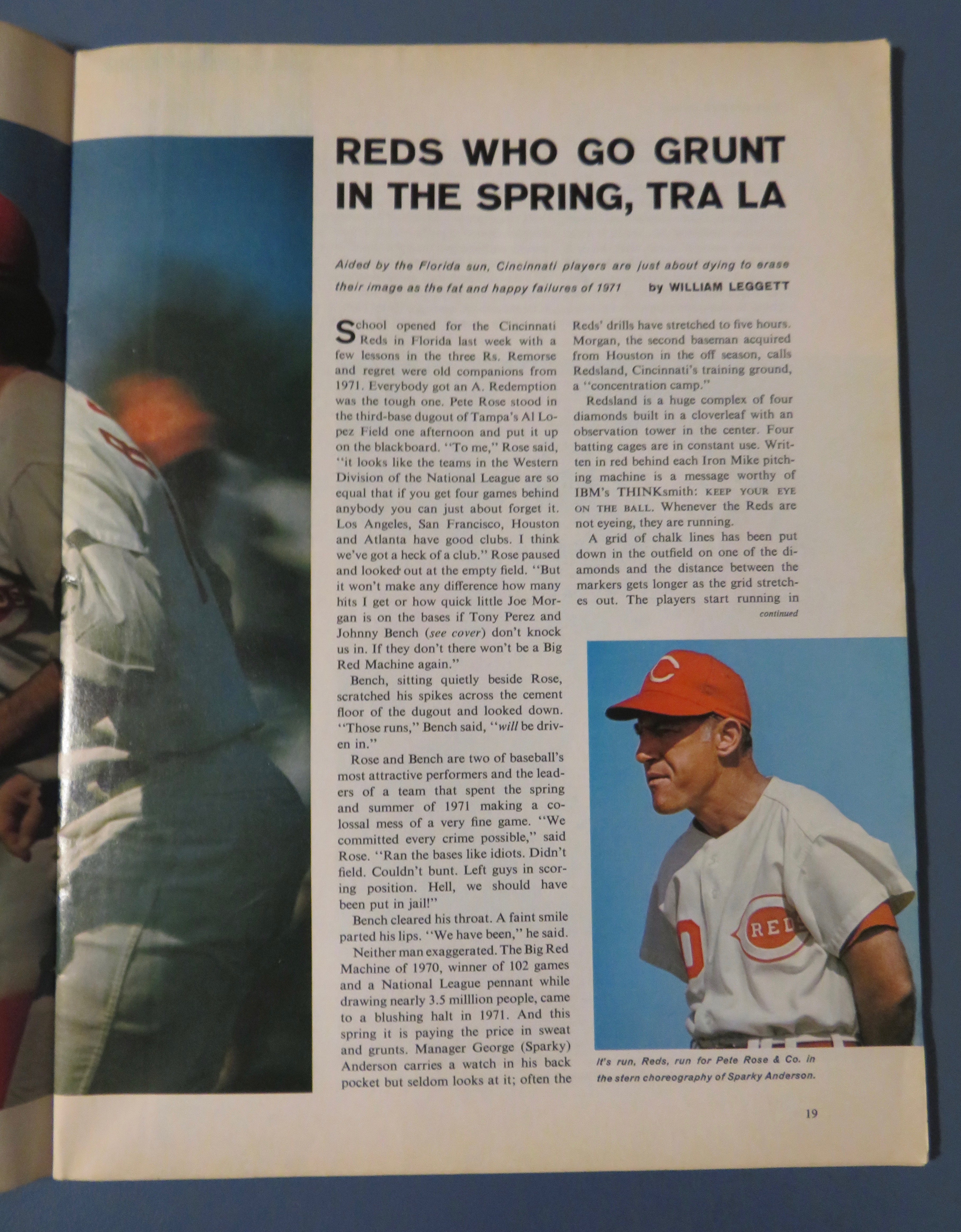 Sports Illustrated Magazine-March 13, 1972-Johnny Bench