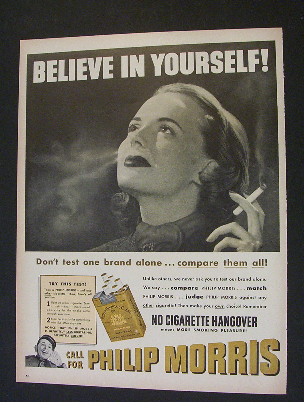 1951 Philip Morris Cigarettes