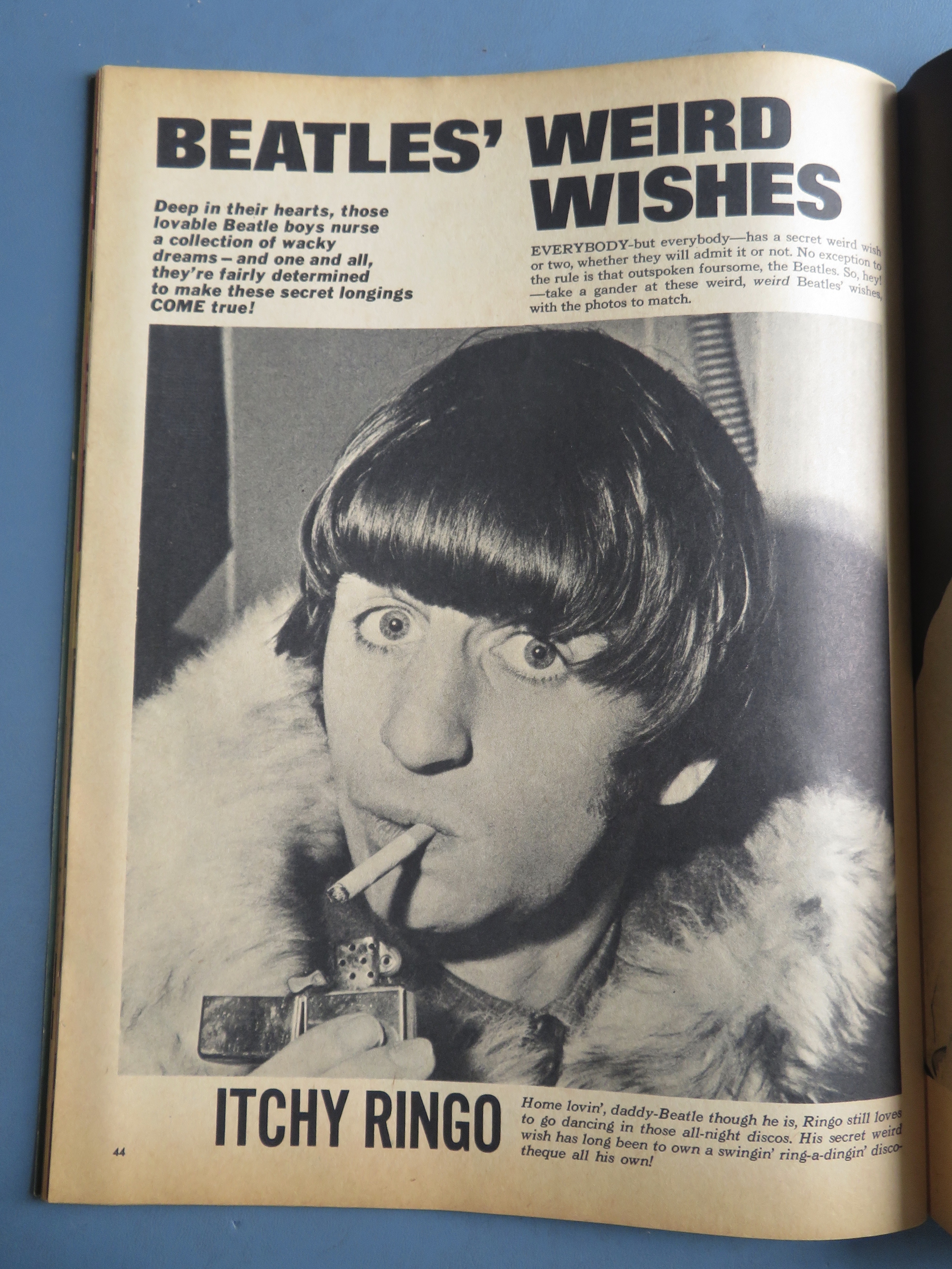 16 Magazine August 1966 Beatles & Raiders