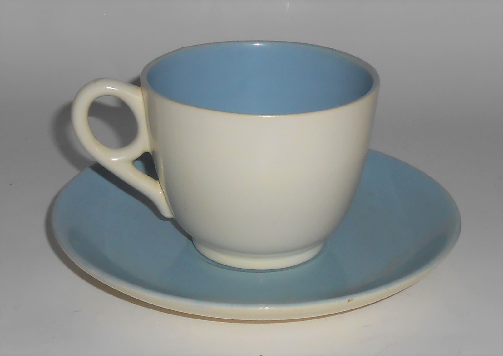 Franciscan Pottery Catalina Rancho Duotone Blue/Ivory C
