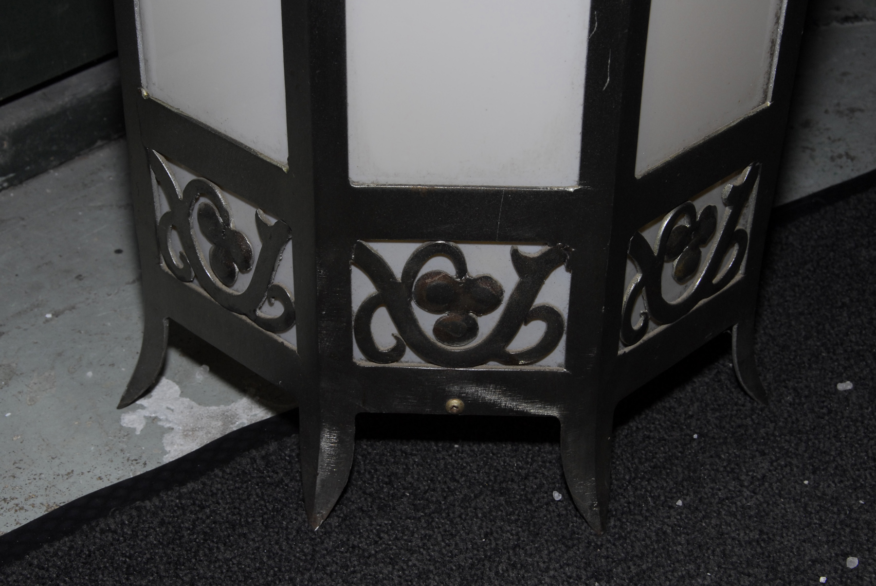 1950s German Silver Vintage Lantern   #1485