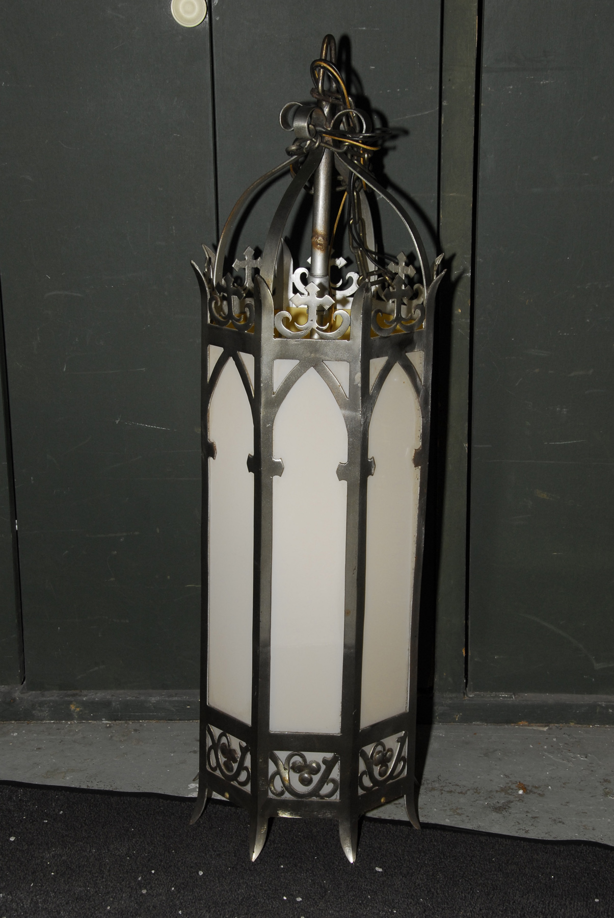 1950s German Silver Vintage Lantern   #1485