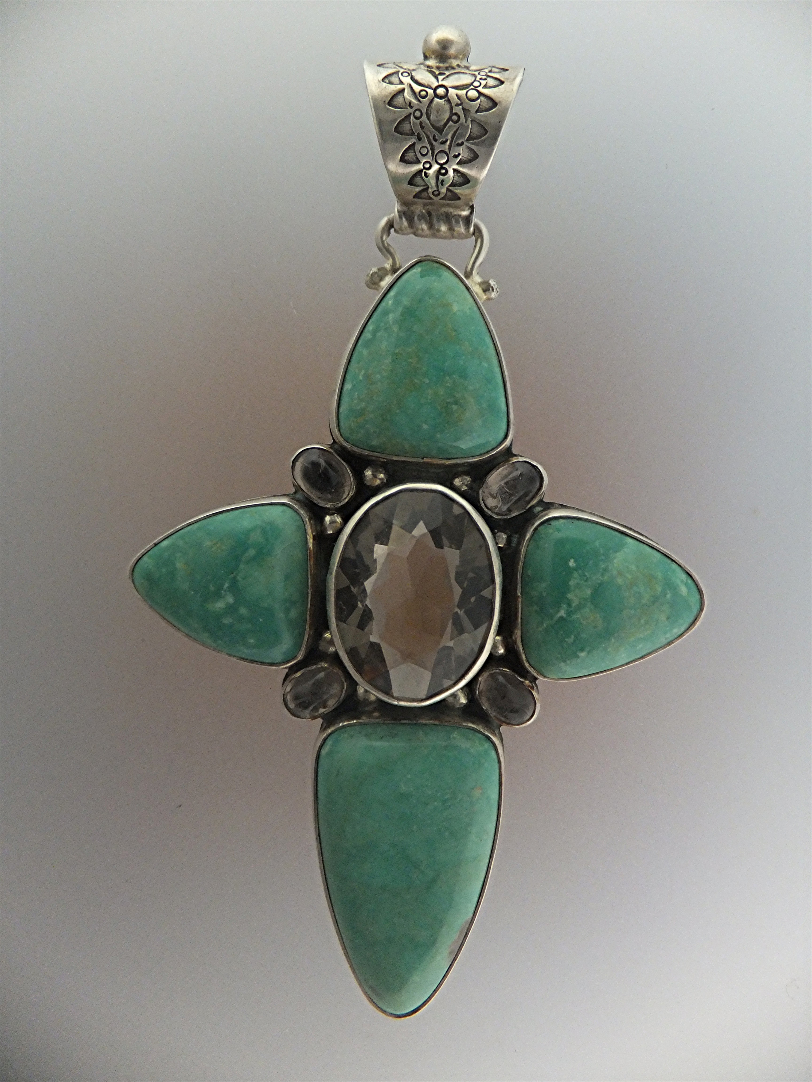 David Troutman Kingman Turquise Citrine Sterling Silver