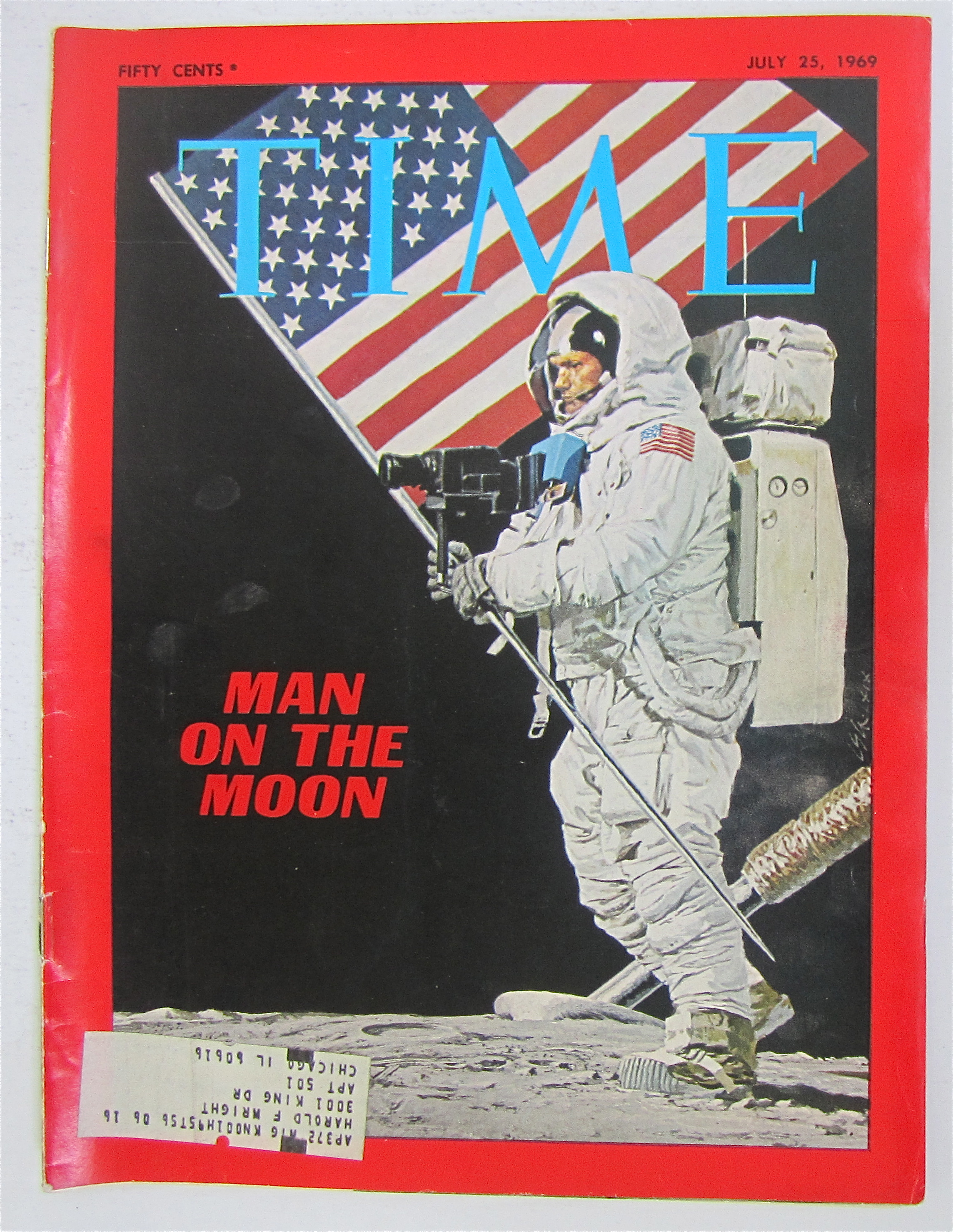 Time Magazine-July 25, 1969 -Man On The Moon