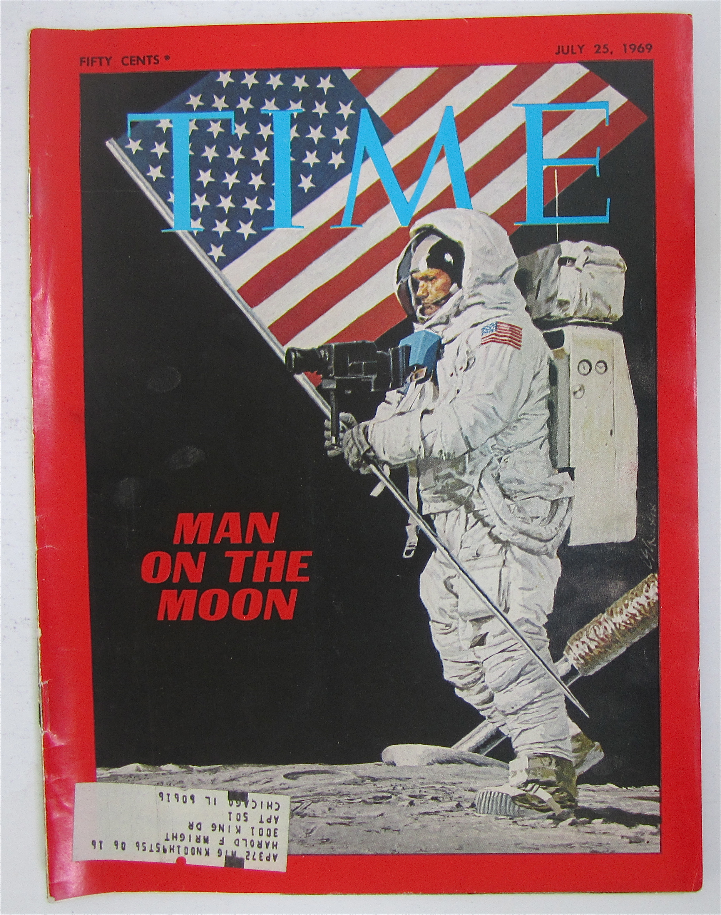 Time Magazine-July 25, 1969 -Man On The Moon