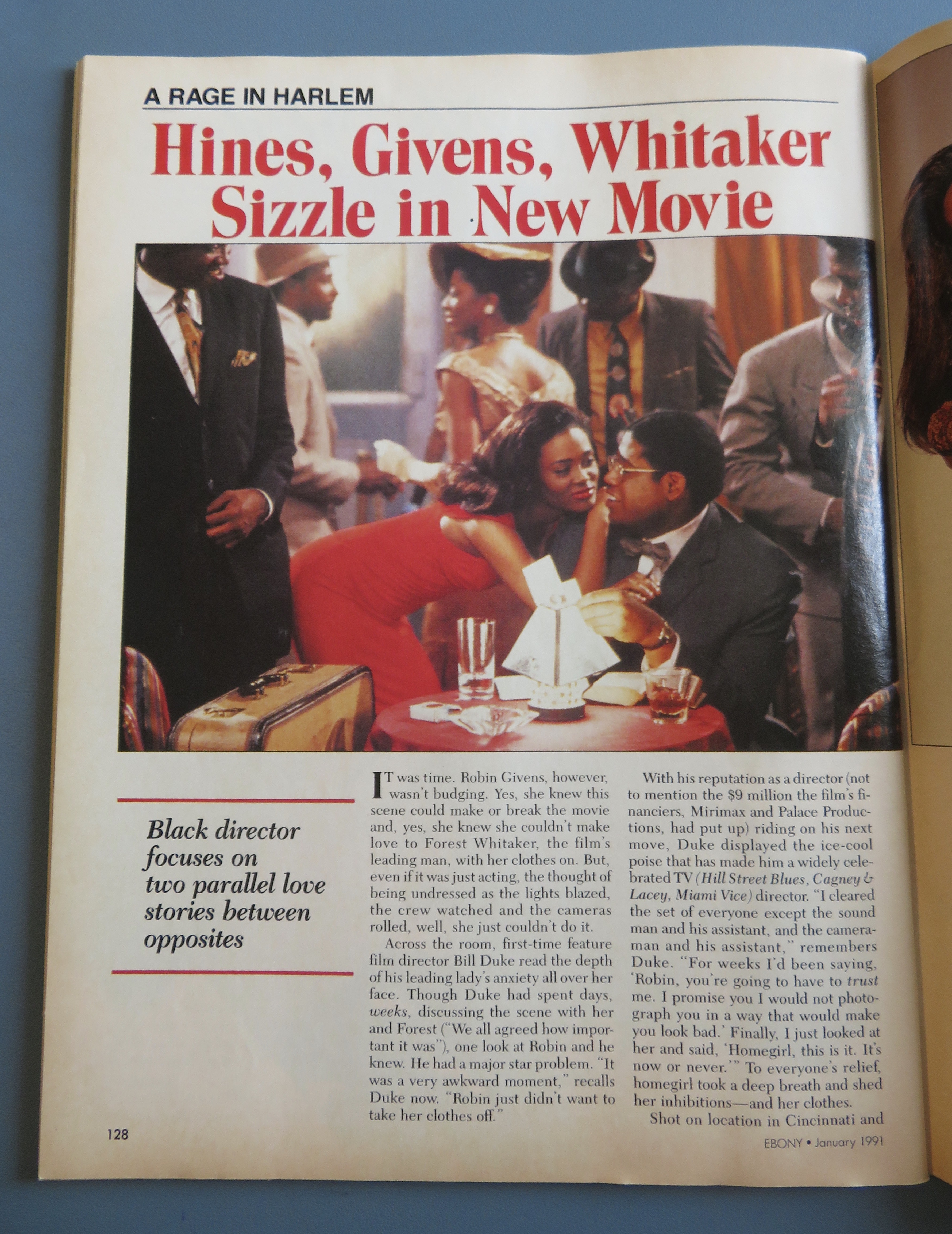 Ebony Magazine January 1991 Robin Givens & Greg Hines