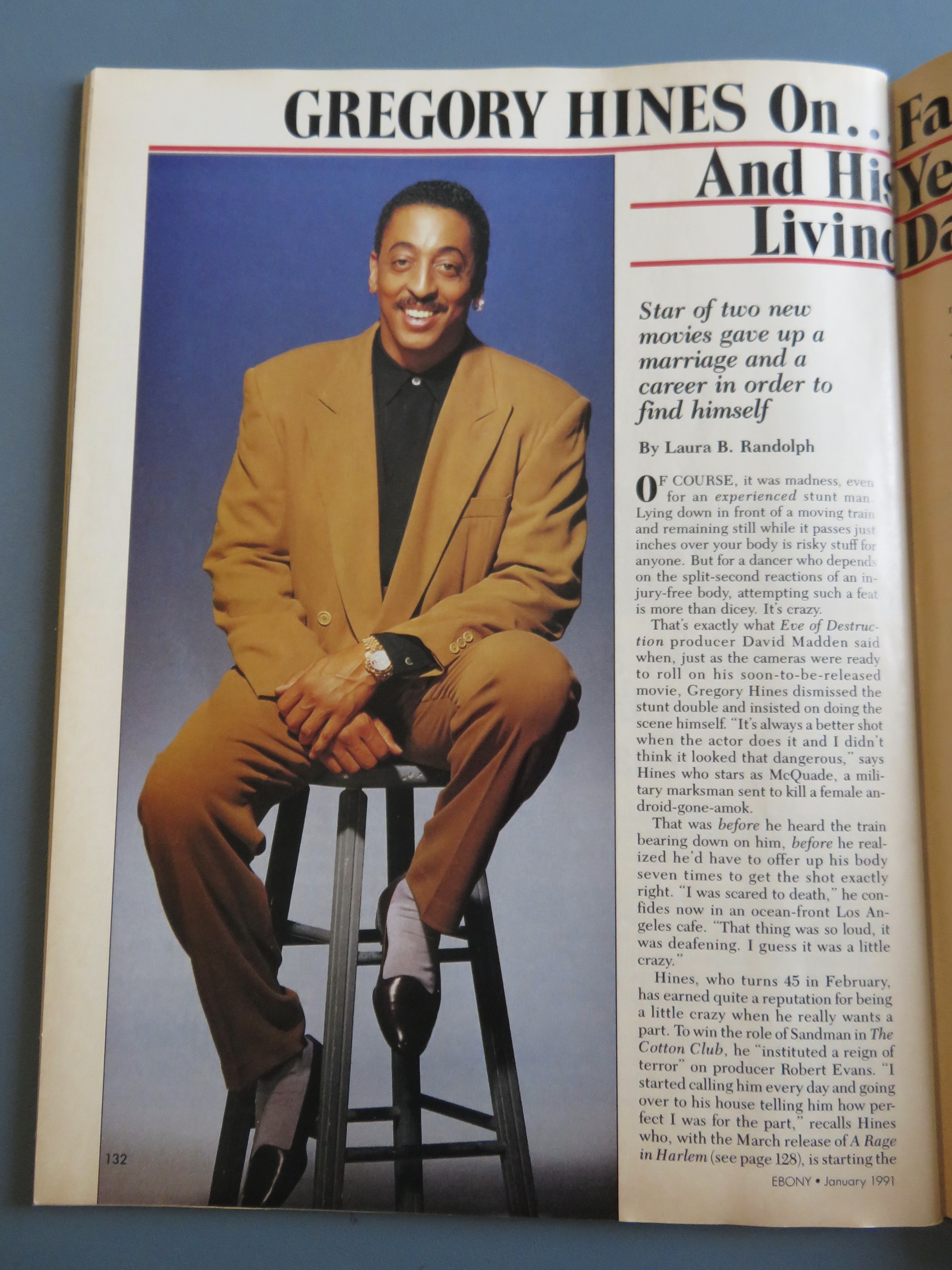 Ebony Magazine January 1991 Robin Givens & Greg Hines