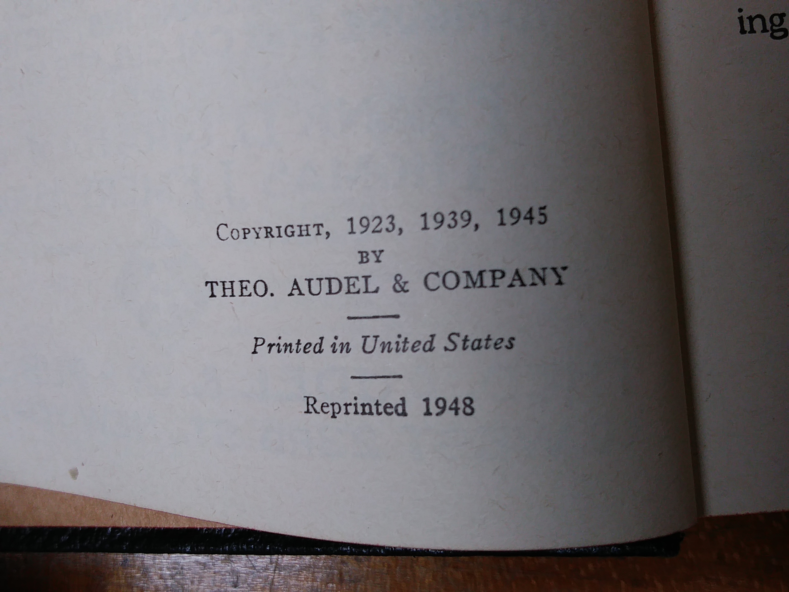 Audels Carpenters & Builders Guide 4 Vol 1948
