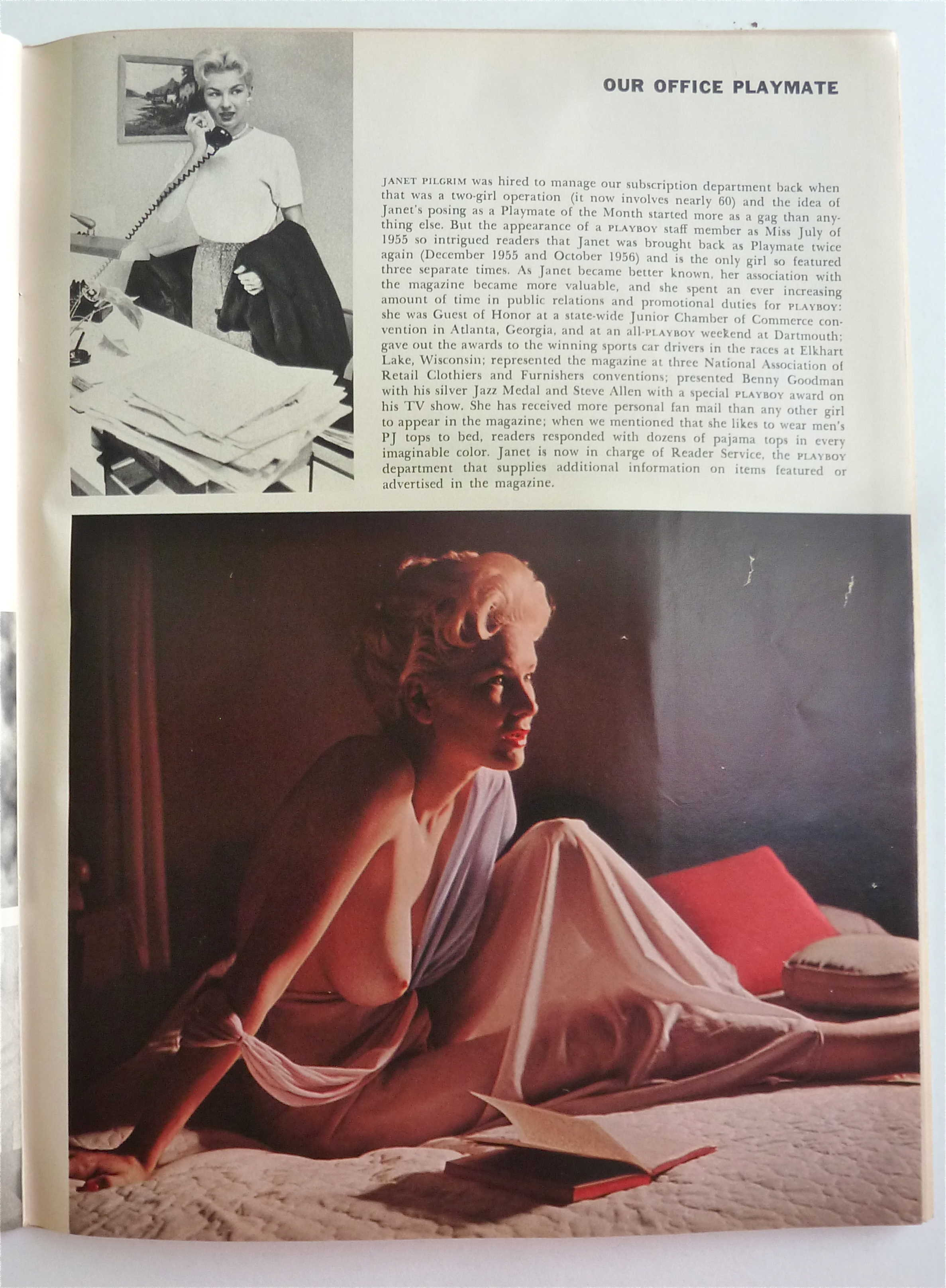 Playboy Magazine-December 1958-Joyce Nizzari