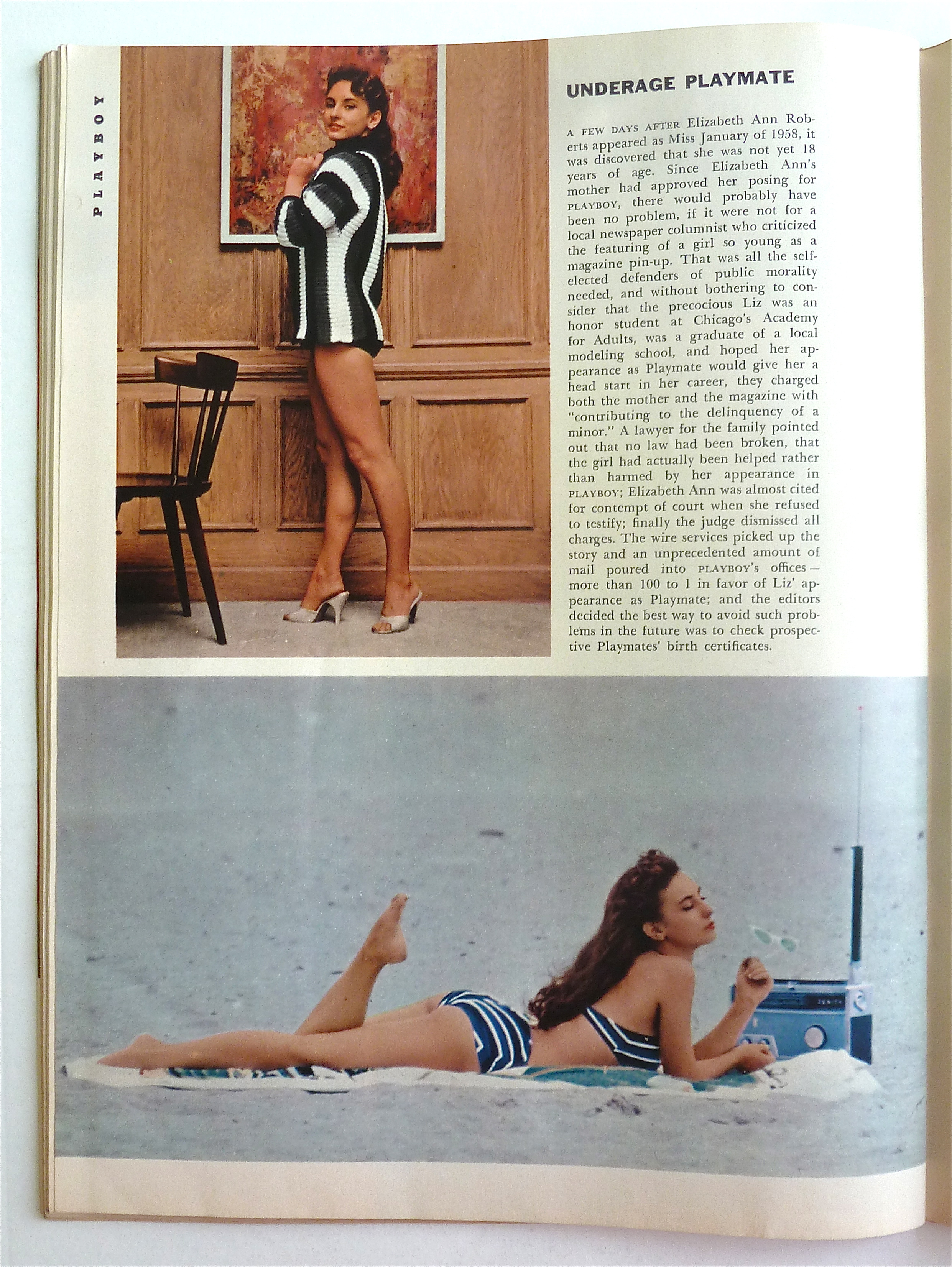 Playboy Magazine-December 1958-Joyce Nizzari