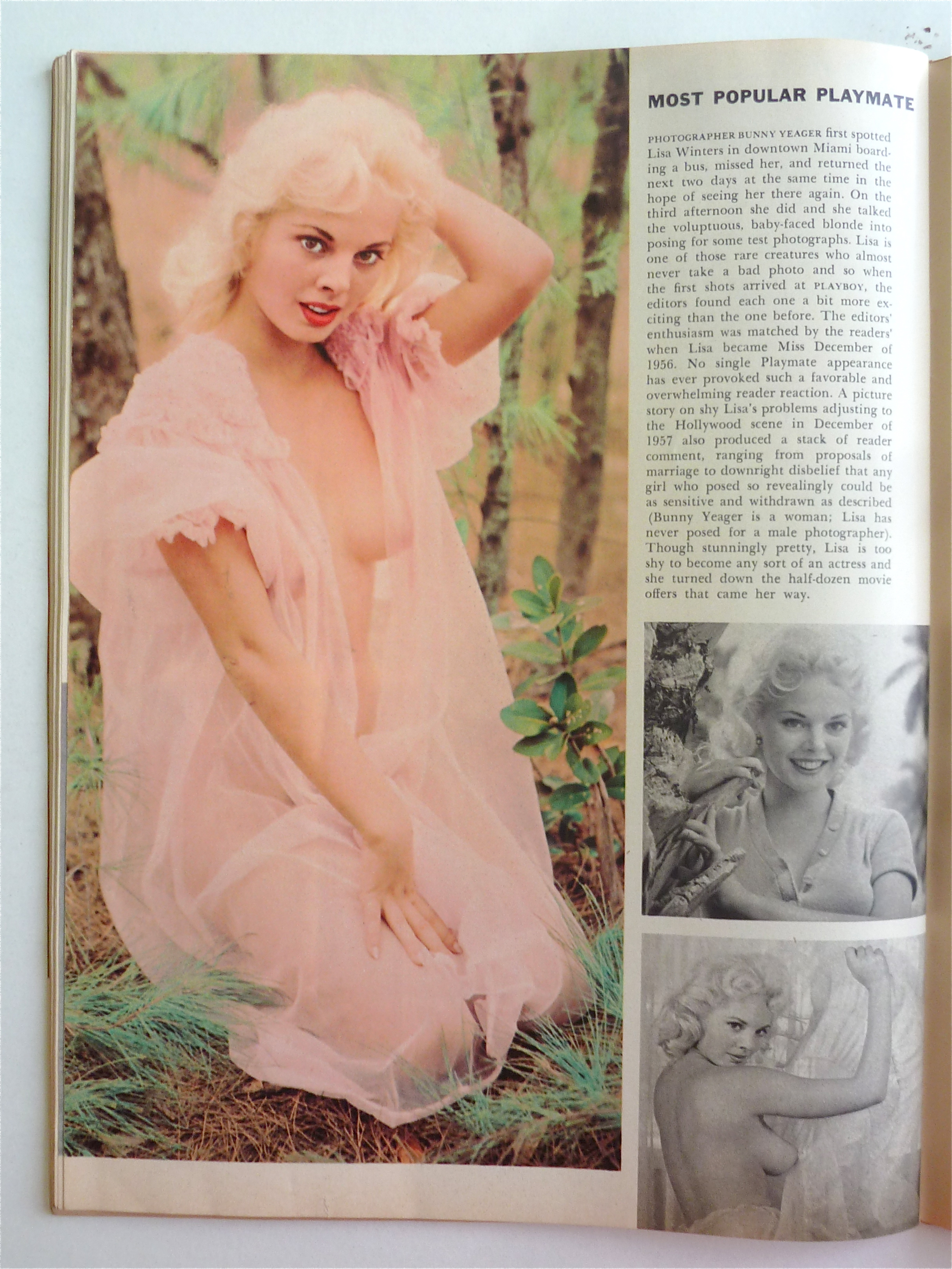 Playboy Magazine-December 1958-Joyce Nizzari