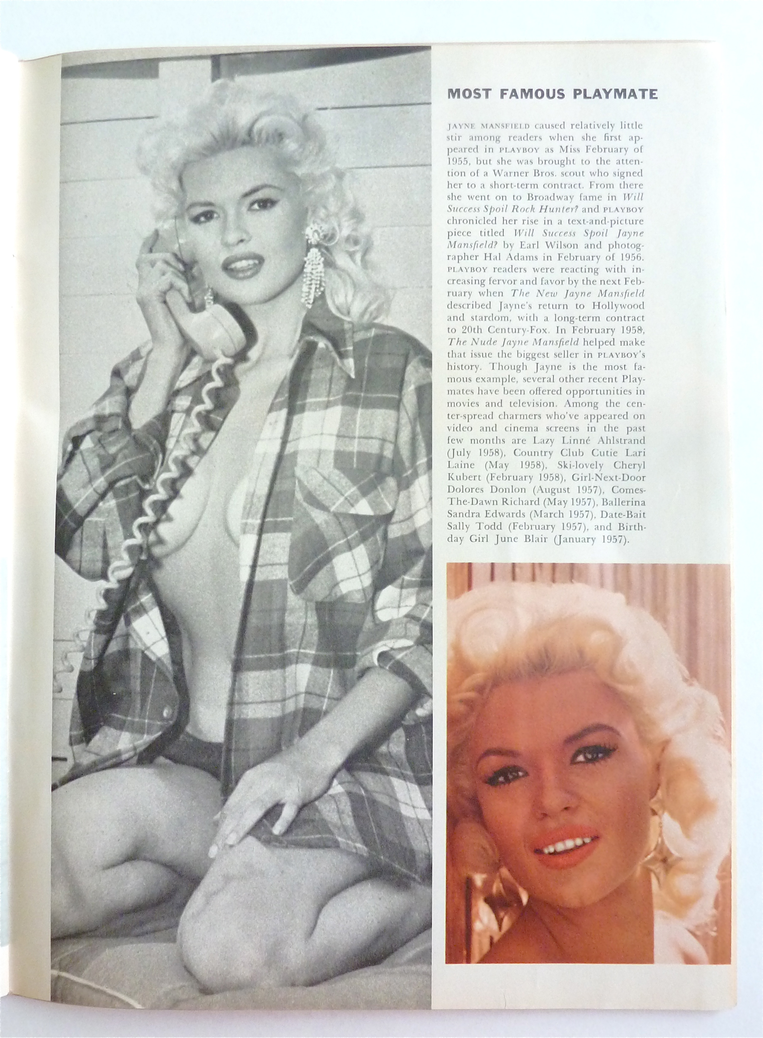 Playboy Magazine-December 1958-Joyce Nizzari
