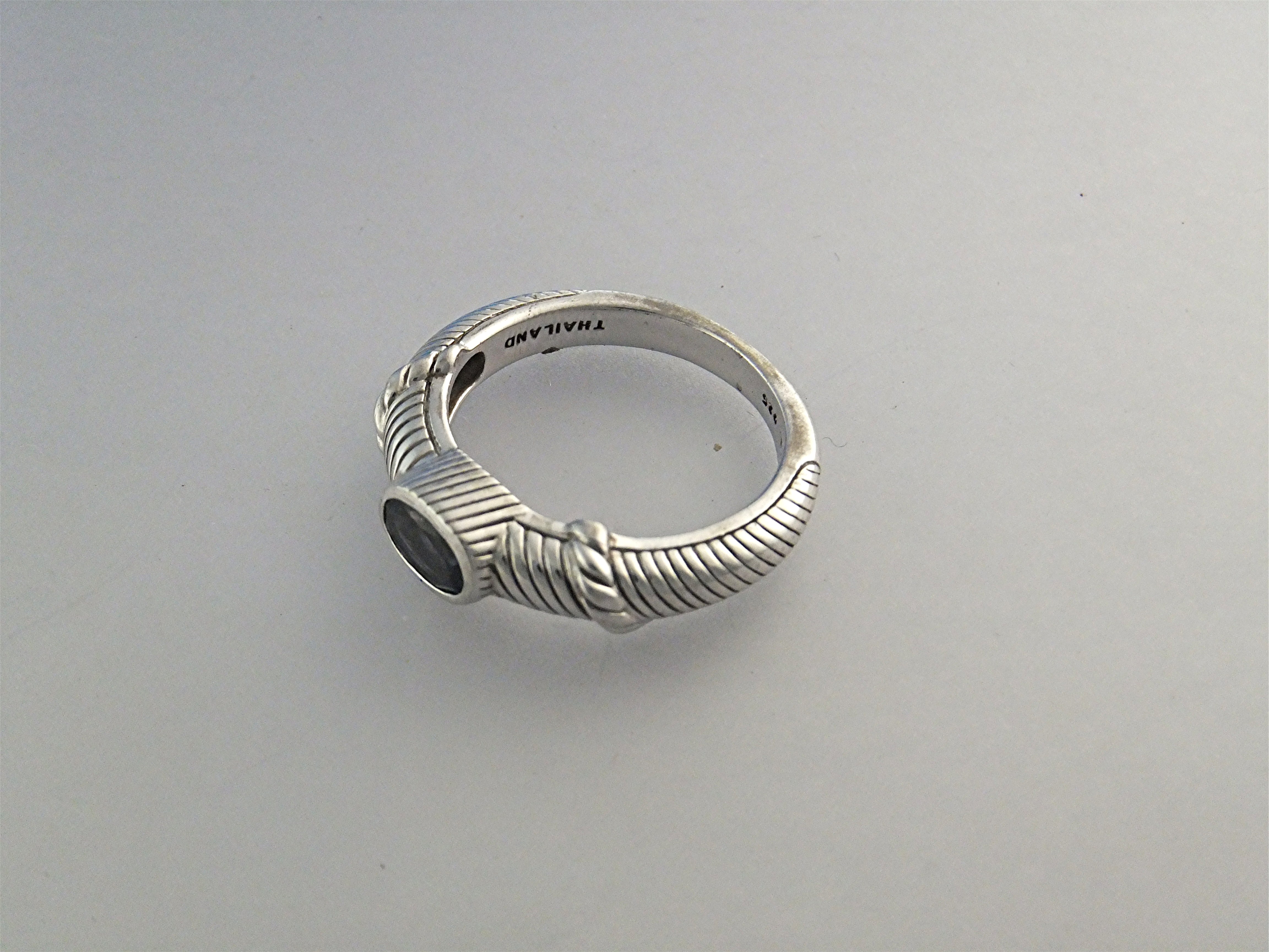 Ring Sterling Silver Iolite Judith Ripka Thailand